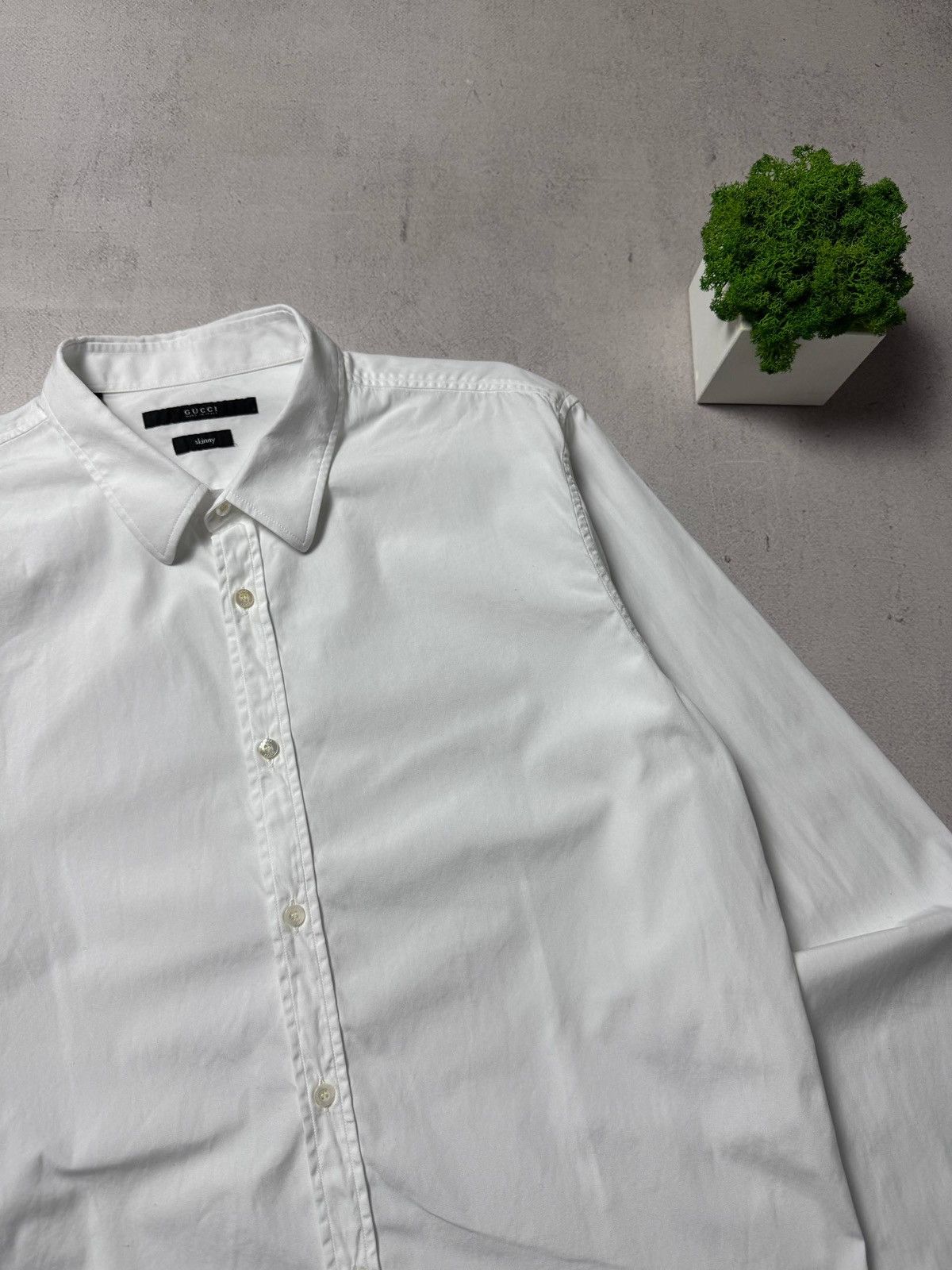 Gucci Gucci Button Up Shirt White Mens 42/16 Size Luxury Size US S / EU 44-46 / 1 - 3 Thumbnail