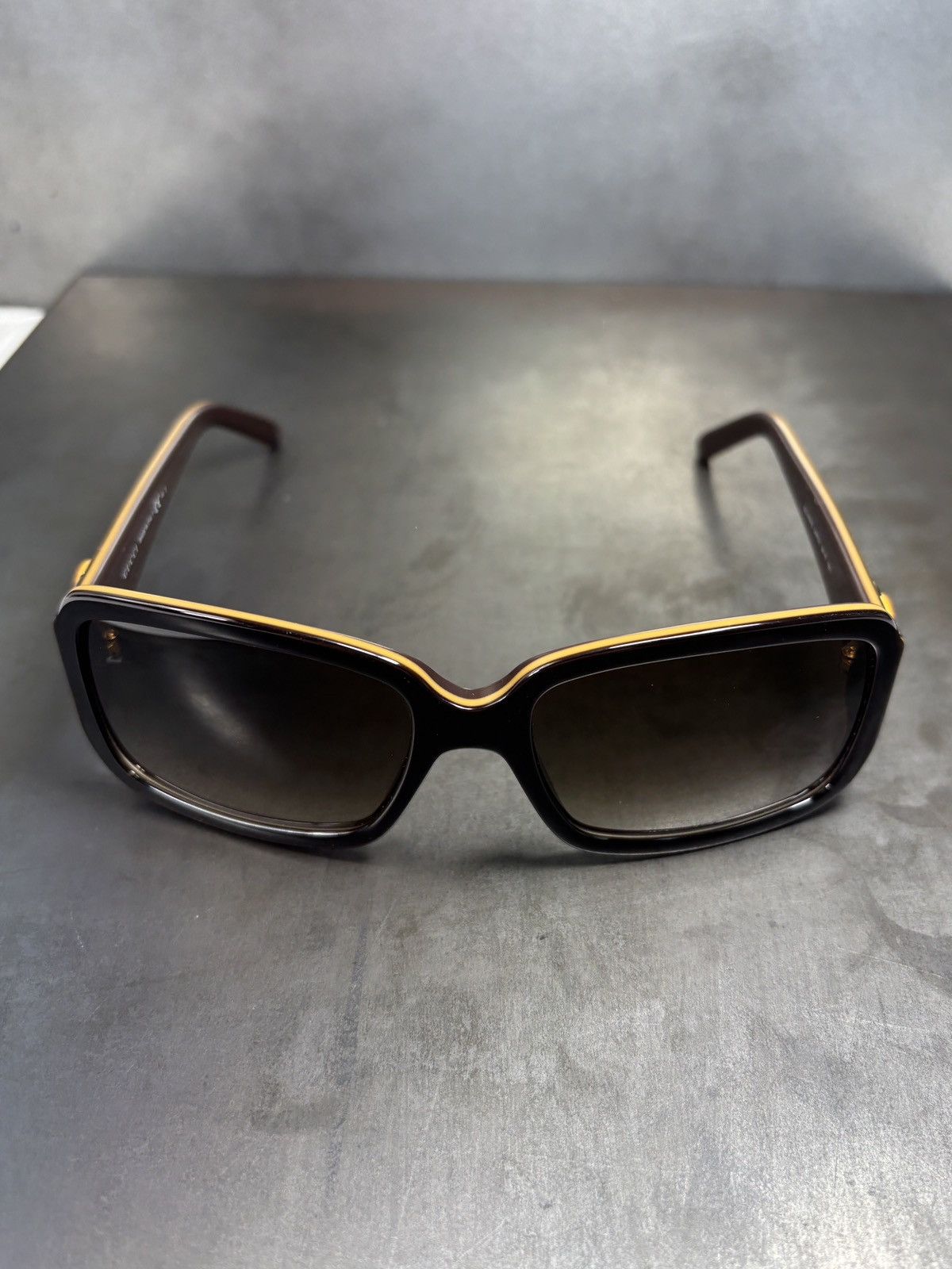 Gucci Gucci Sunglasses Overiszed Rectangular Italy GG 3159/S Size ONE SIZE - 7 Thumbnail