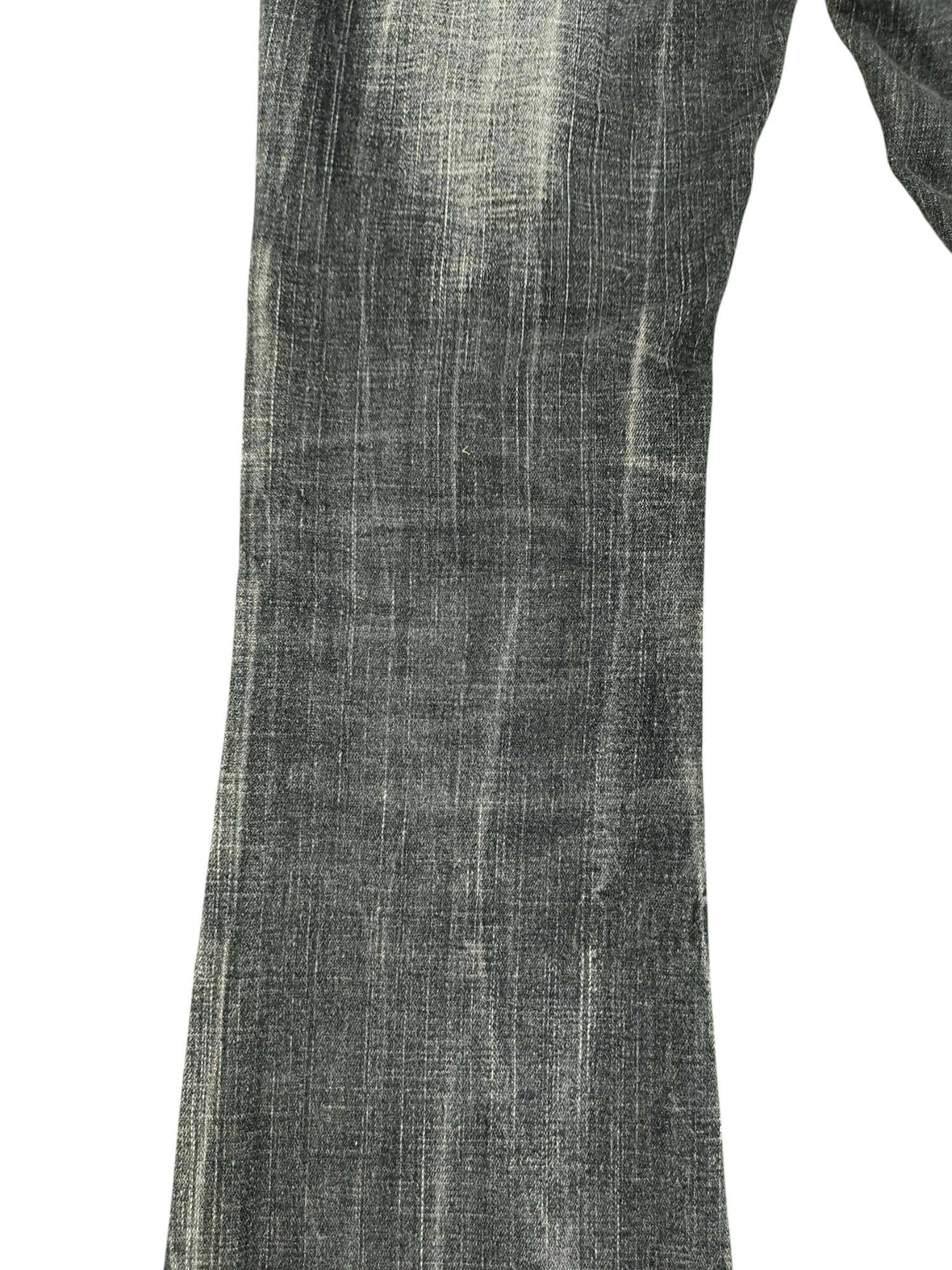 Tornado Mart Flare Jeans Chow Tribal Clawmark Denim Bootcut Low Rise Size US 28 / EU 44 - 5 Thumbnail