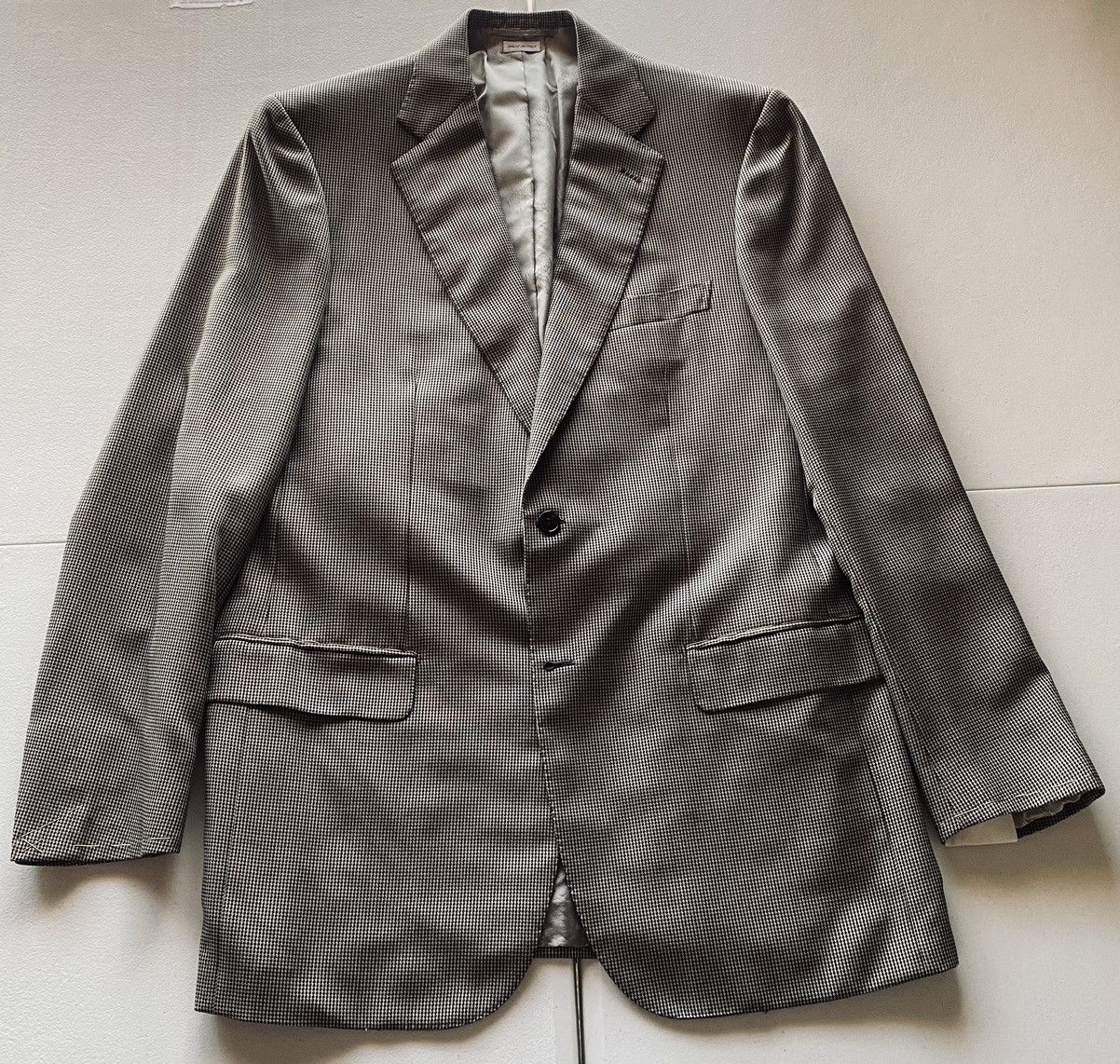 Brioni Brioni 🇮🇹 brown houndstooth wool/silk sport coat 42L NWT 6K Size 42L - 9 Thumbnail
