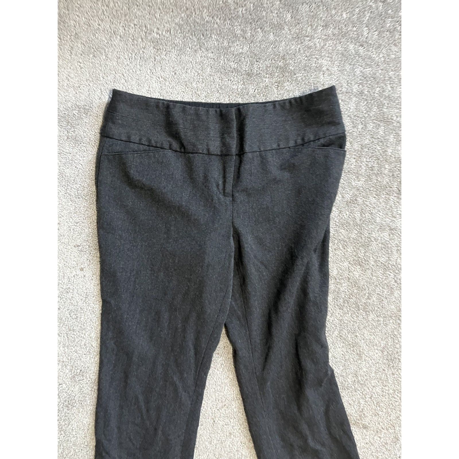Vintage Express Editor Relaxed Trouser Pants Women’s Size 2S Black Mid Rise Work Career Womens Size 26" / US 2 / IT 38 - 2 Thumbnail