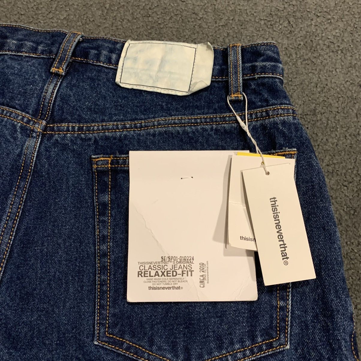 thisisneverthat THISISNEVERTHAT RELAXED FIT JEANS Size US 32 / EU 48 - 4 Thumbnail