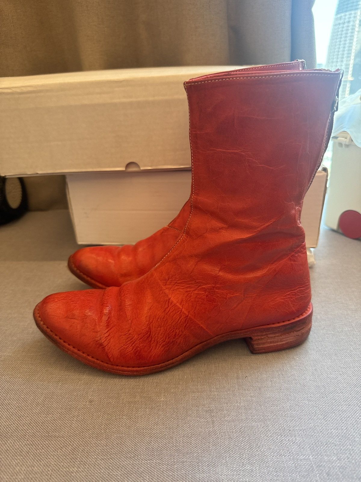 Carol Christian Poell carol christian poell 2601 RED boots | Grailed