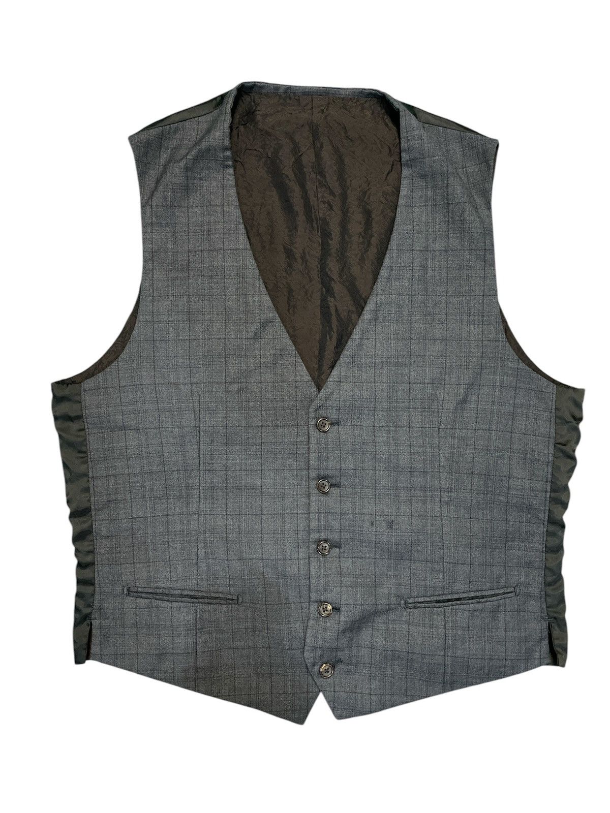 Comme Ca Ism Comme Ca Men Loro Piana Fabric Wool Waistcoat Size 40L - 1 Thumbnail