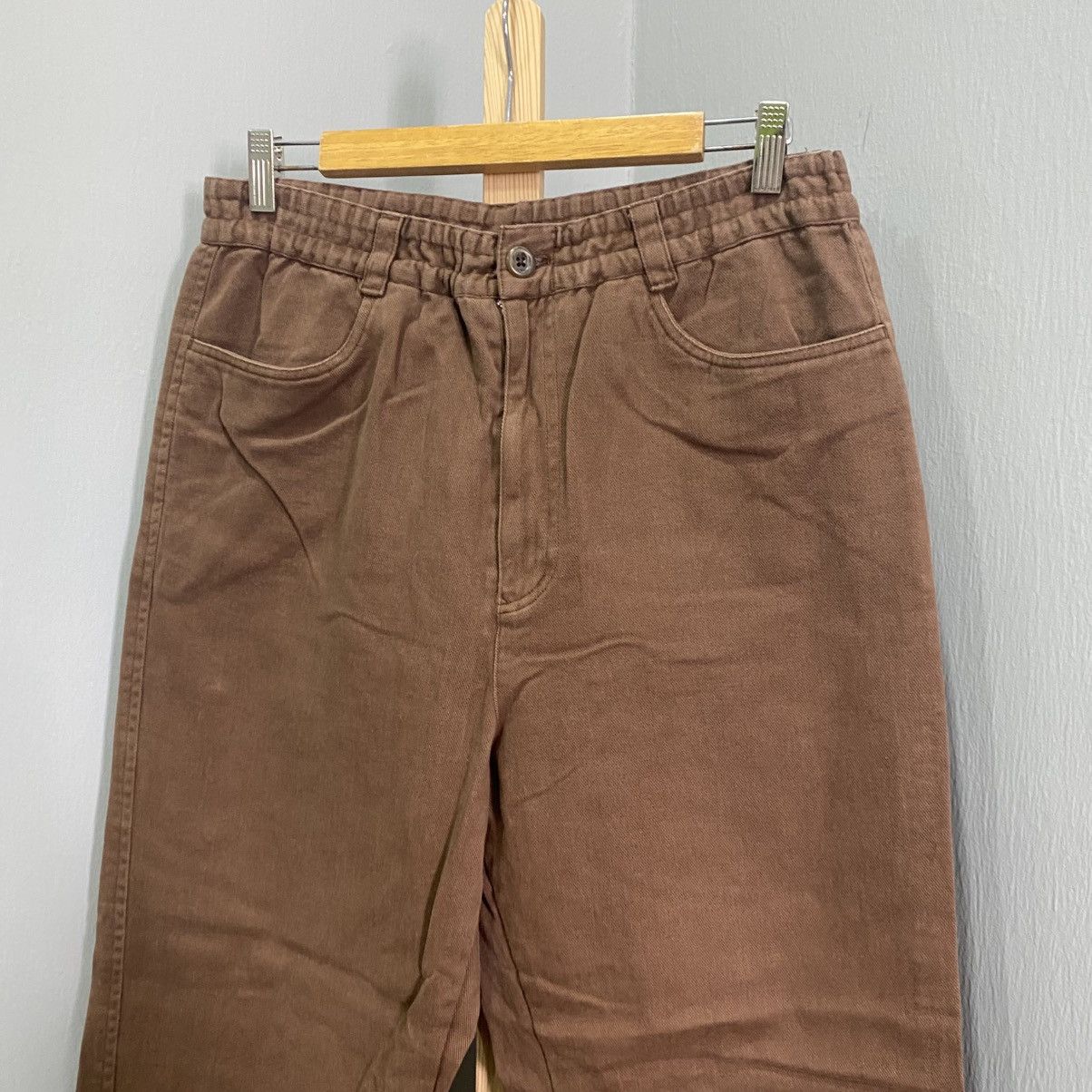 Hai Sporting Gear Archive Hai Sporting Gear Issey Miyake Brown Baggy Pants Size US 30 / EU 46 - 3 Thumbnail