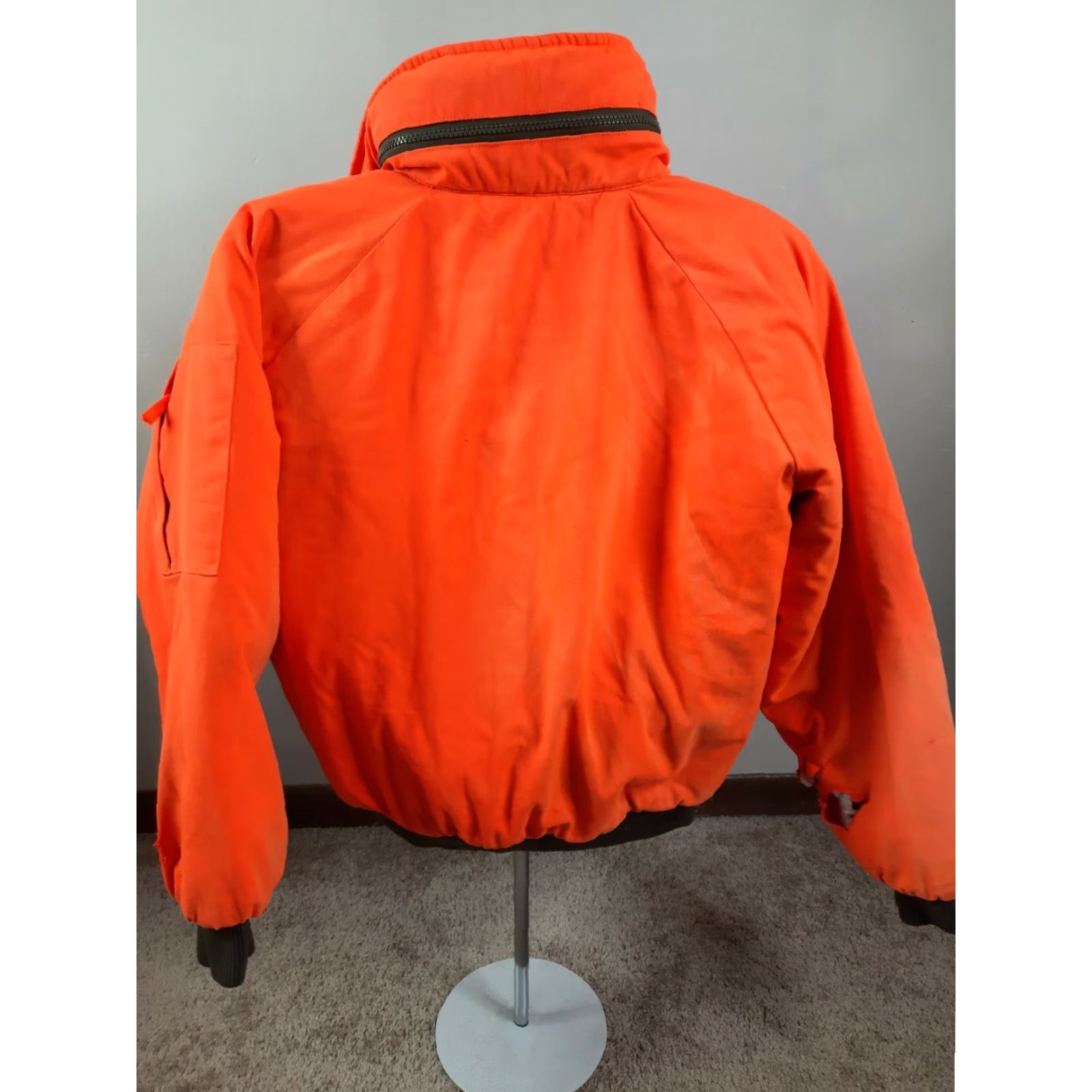 Vintage VINTAGE Trail Stalker Blaze Orange Zip Snap Up Hunting Coat Insulated Jacket Men Medium Size US M / EU 48-50 / 2 - 4 Thumbnail