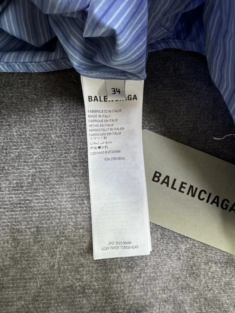 Balenciaga Balenciaga size 34 Striped shirt Size XS / US 0-2 / IT 36-38 - 4 Thumbnail