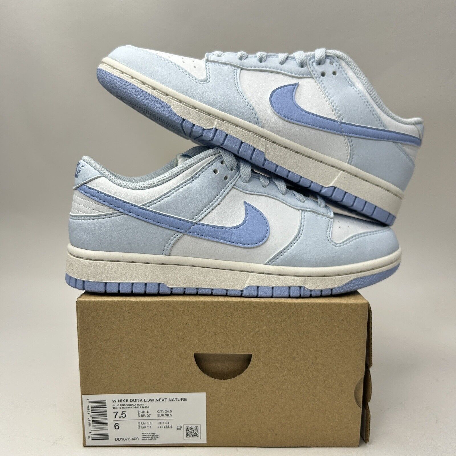 Nike Nike Dunk Low Next Nature WMNS “Blue Tint” 2023 Size US 7.5 / IT 37.5 - 1 Thumbnail