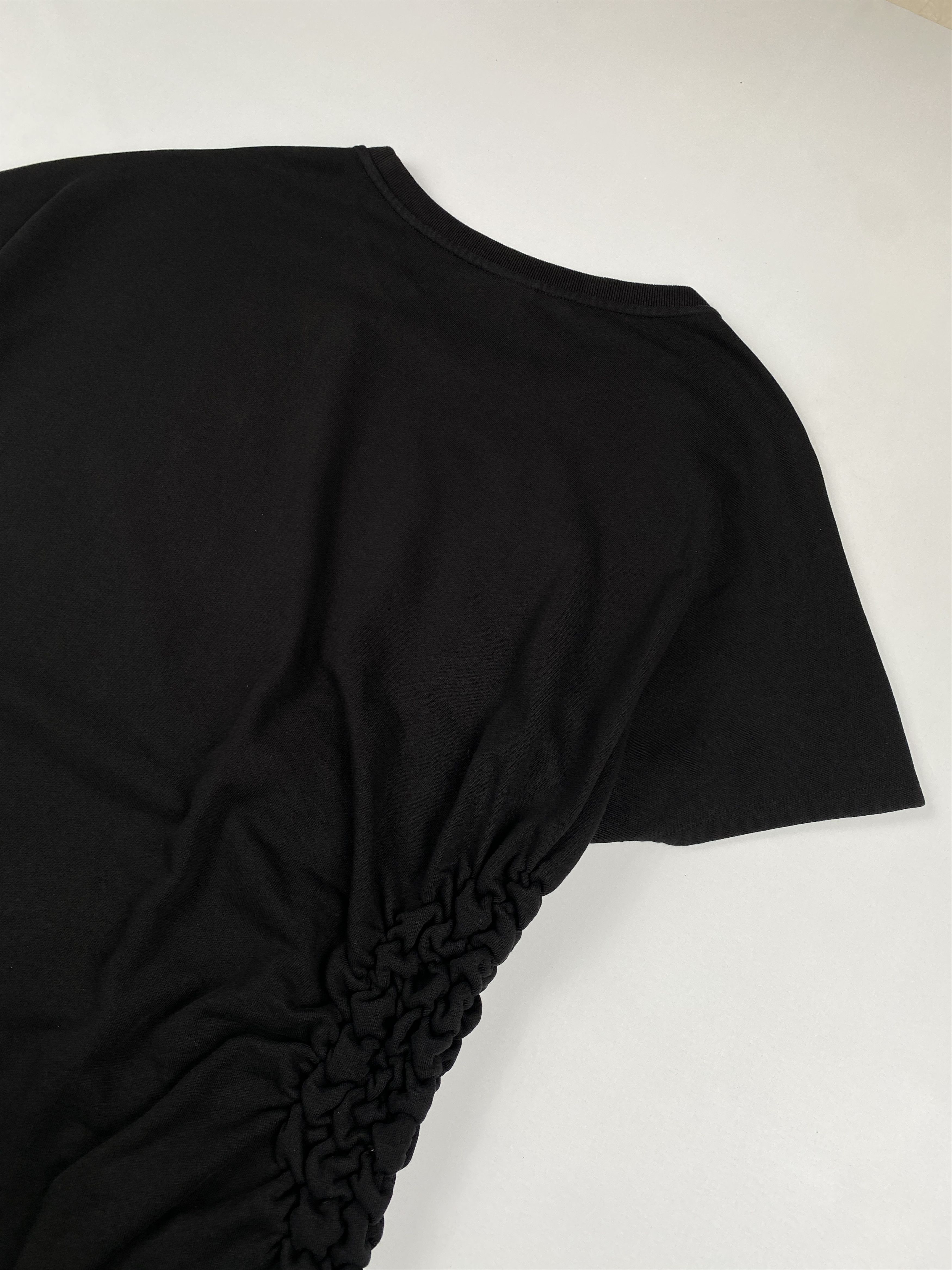 Dries Van Noten Ruched Short Sleeve T-Shirt Dress Size XS / US 0-2 / IT 36-38 - 8 Thumbnail
