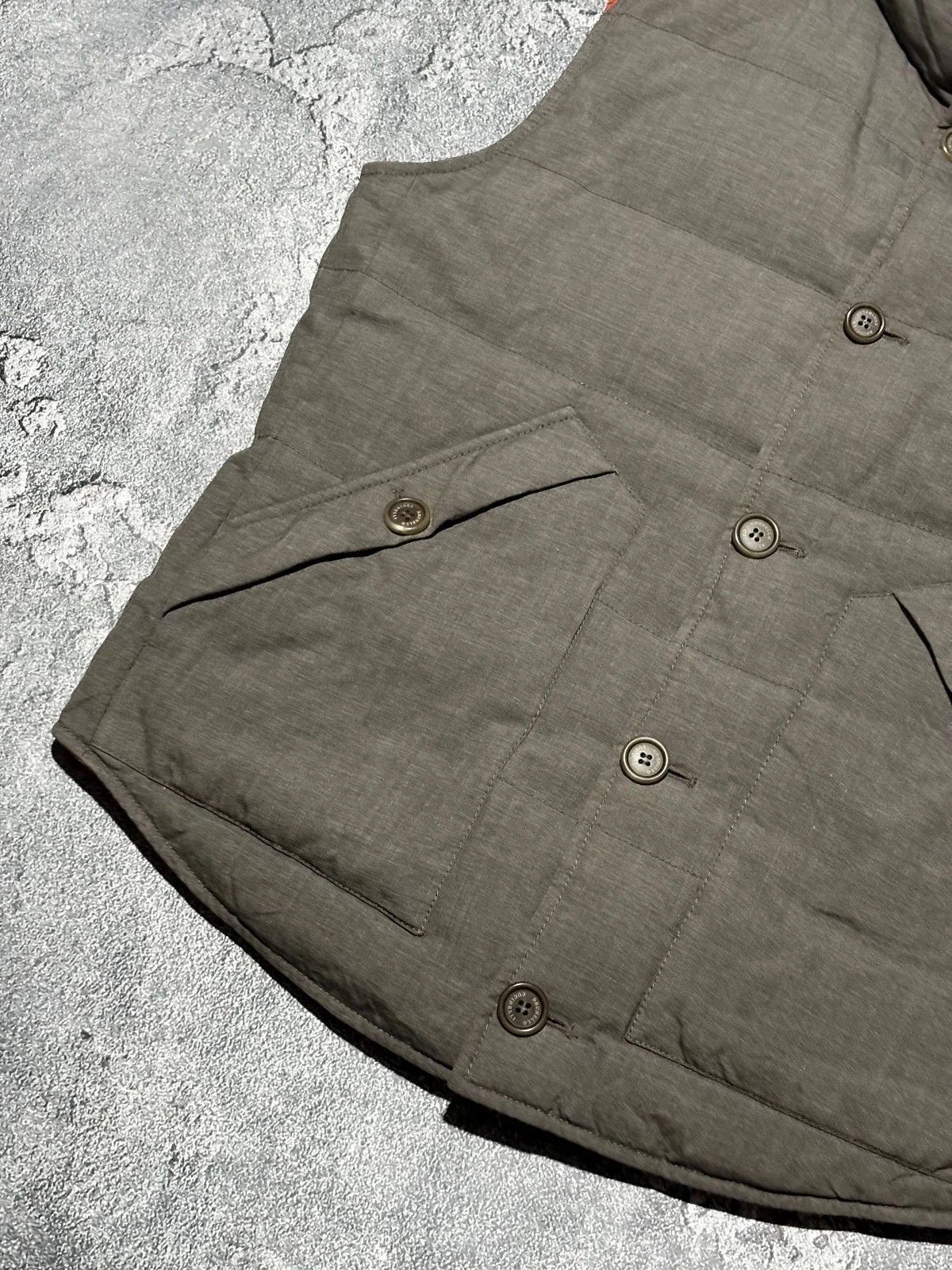 Brunello Cucinelli Vintage Rare Brunello Cucinelli Luxury Gray Down Puffer Vest Size XL / US 12-14 / IT 48-50 - 5 Thumbnail