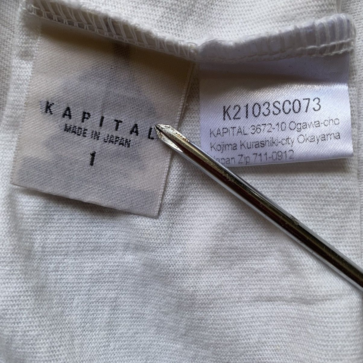 Kapital Vtg Kapital japan no nukes Size US S / EU 44-46 / 1 - 6 Thumbnail