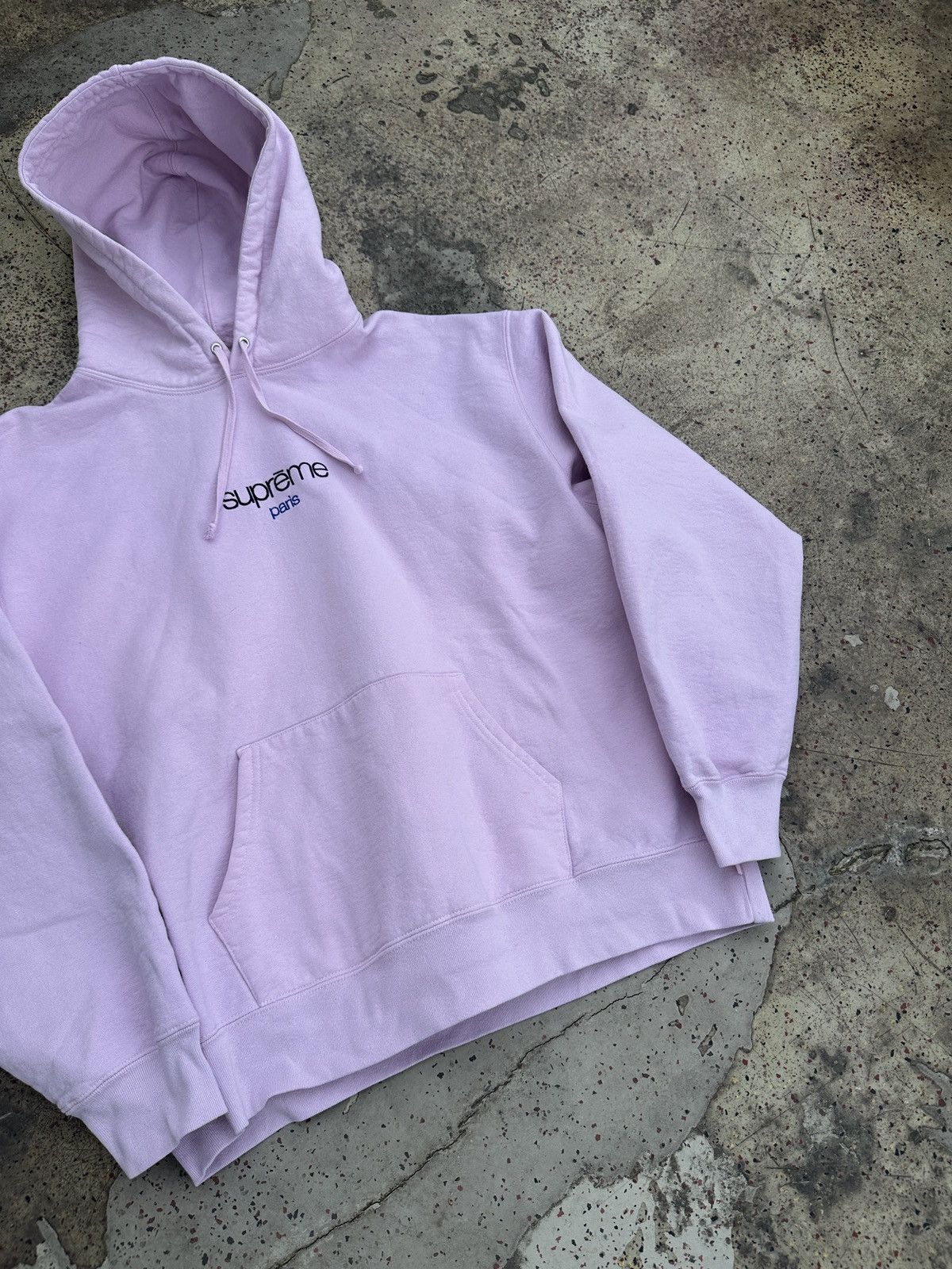 Supreme Supreme Classic Logo Paris Shop Hooded Size US L / EU 52-54 / 3 - 2 Thumbnail
