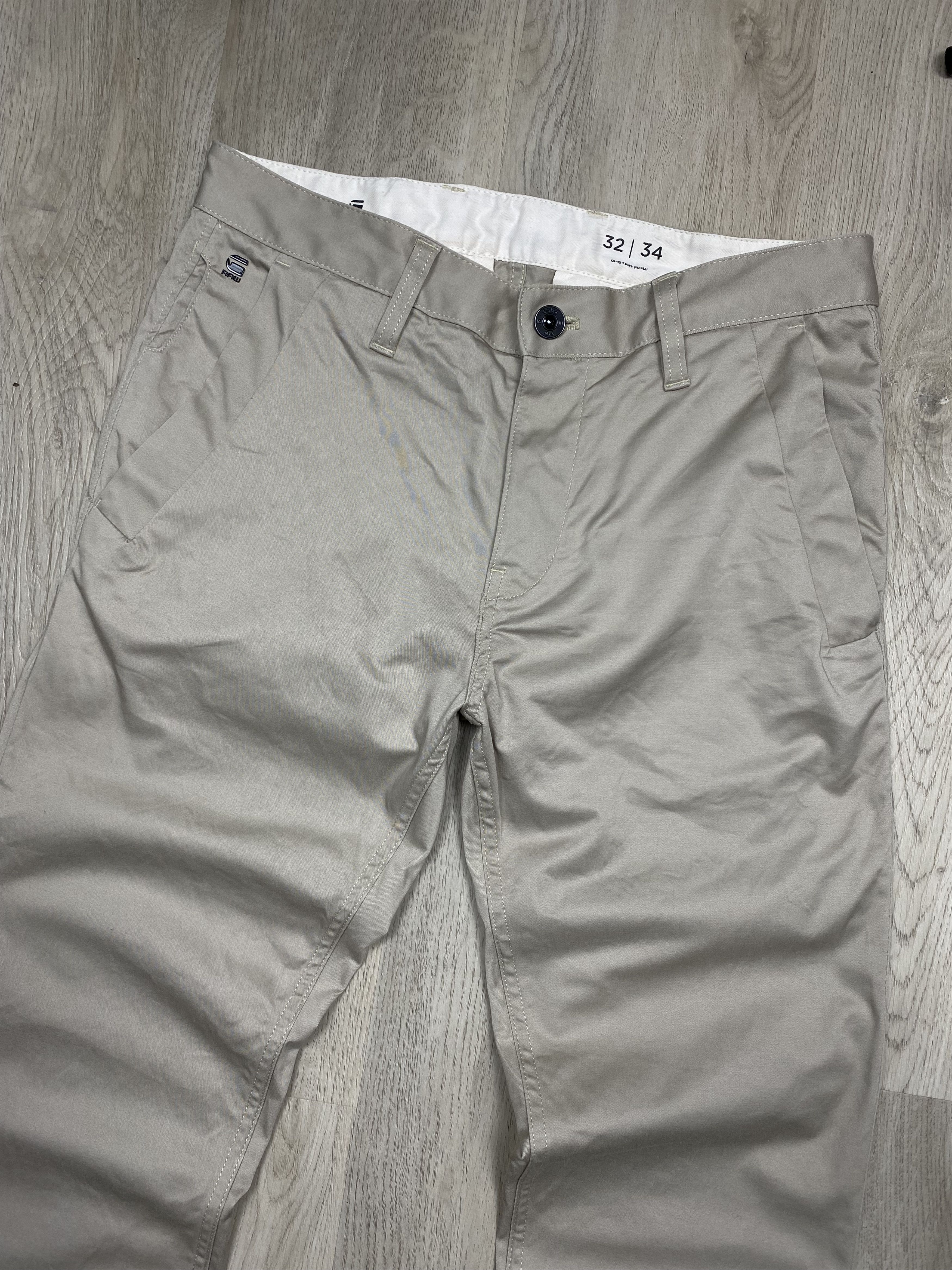G-Star G Star Raw Mens Bronson Slim Chino Pants Size US 32 / EU 48 - 2 Thumbnail