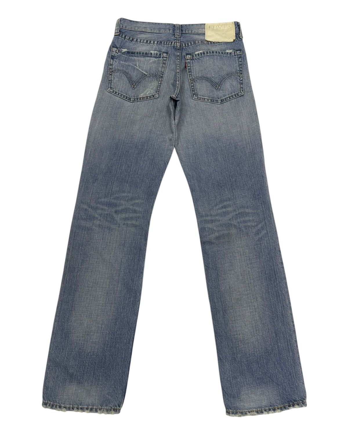 Kapital Vintage Levis Patchwork Faded Distressed Denim Jean Size US 30 / EU 46 - 2 Thumbnail