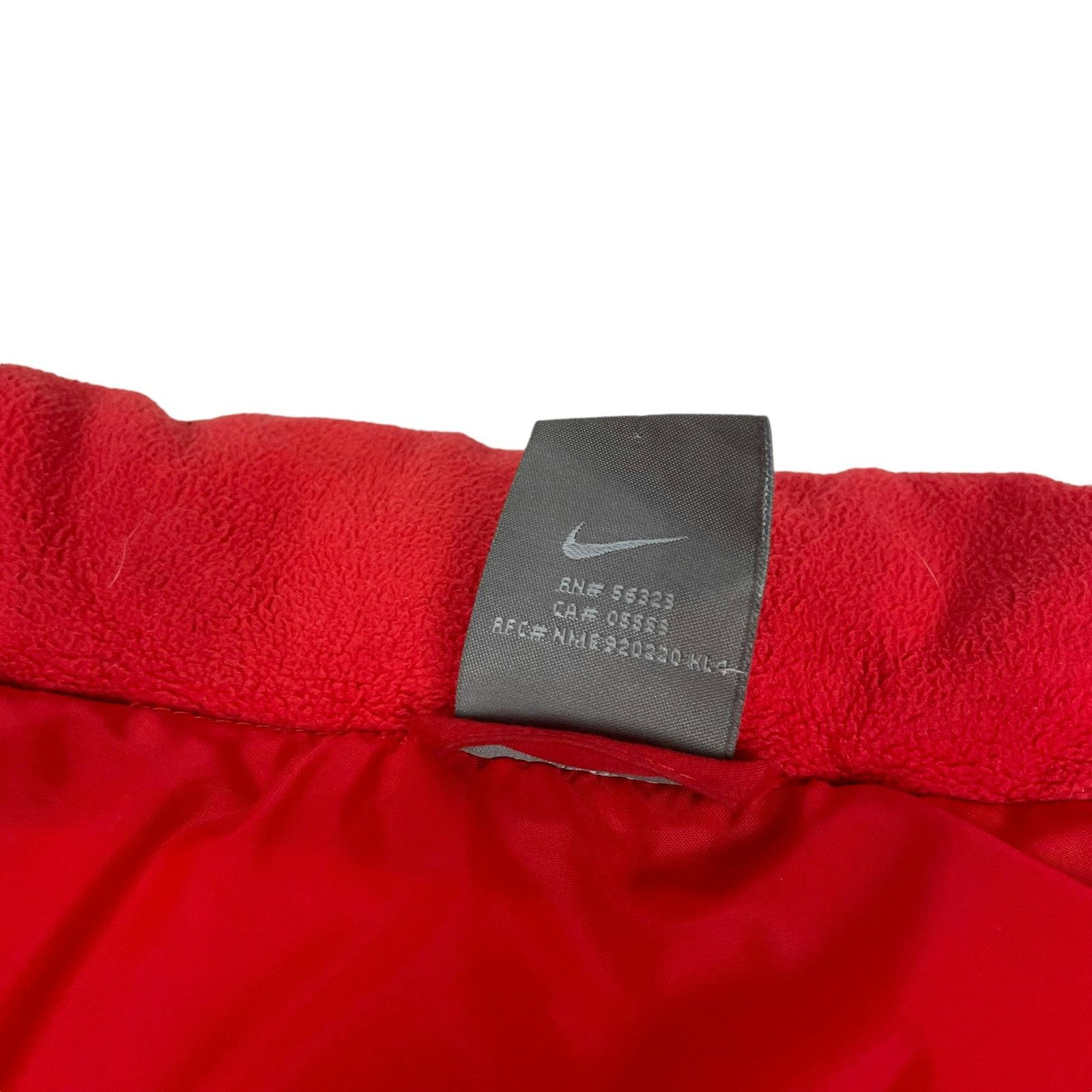 Nike × Vintage Nike Women's Red Embroidered Swoosh Full Zip Puffer Jacket M Size M / US 6-8 / IT 42-44 - 13 Thumbnail