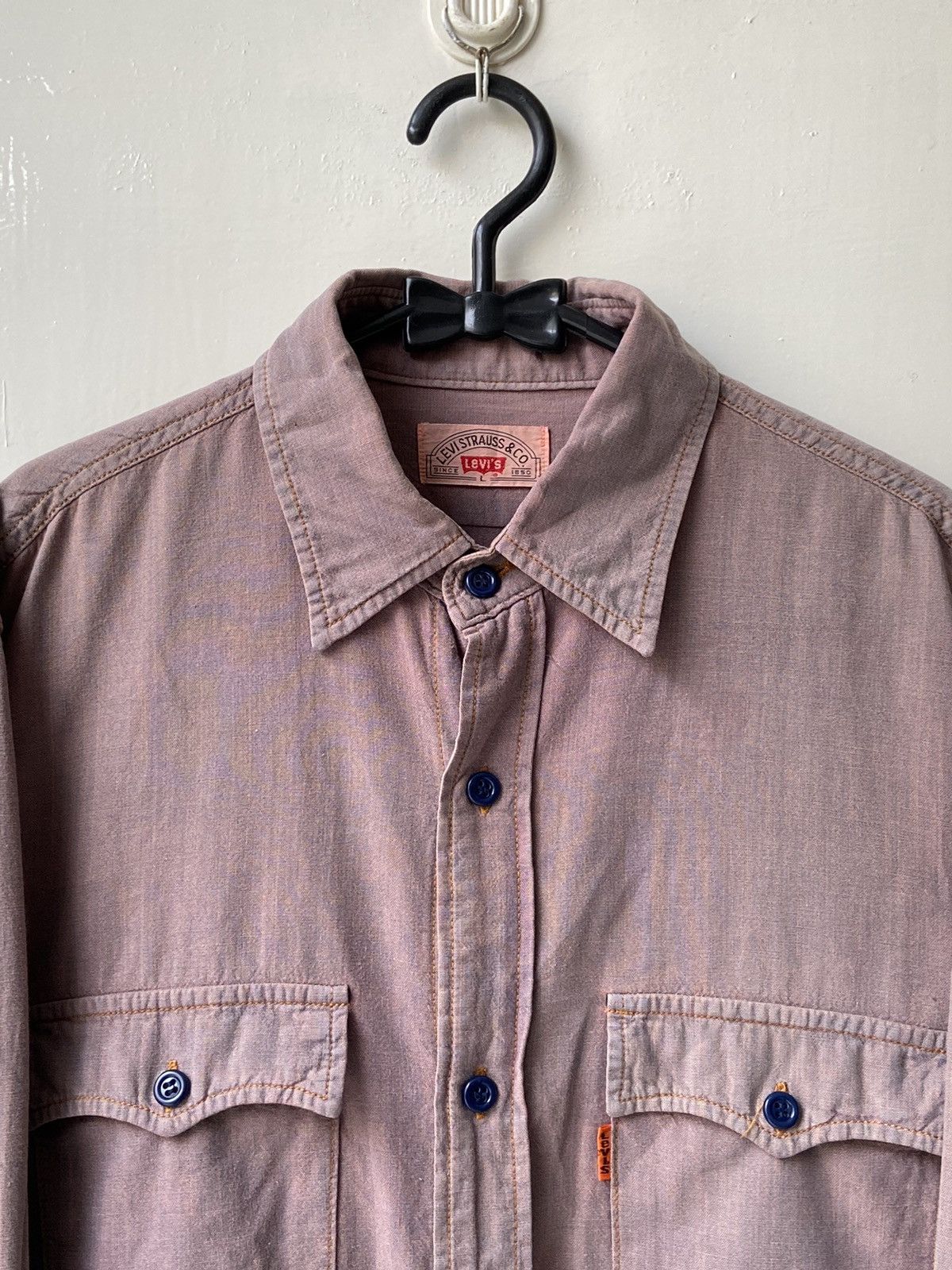 Levi's LEVI’STRAUSS & CO Orange Tab Shirt Size US S / EU 44-46 / 1 - 11 Thumbnail