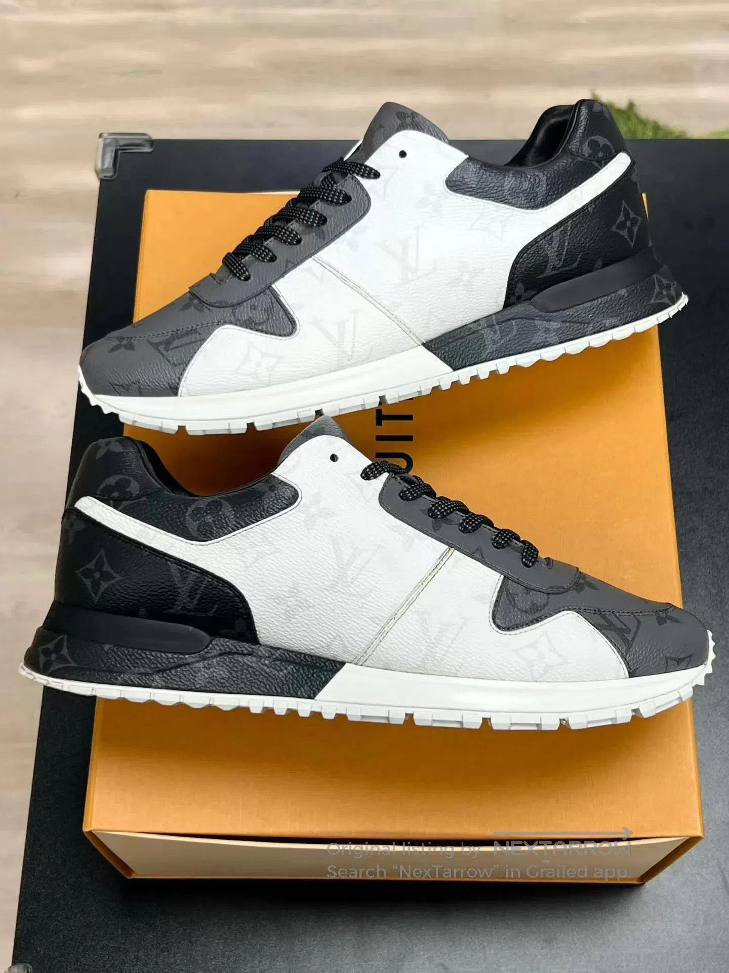 Louis Vuitton Gray Low Top Sneakers Size 9. Size US 9 / EU 42 - 4 Thumbnail