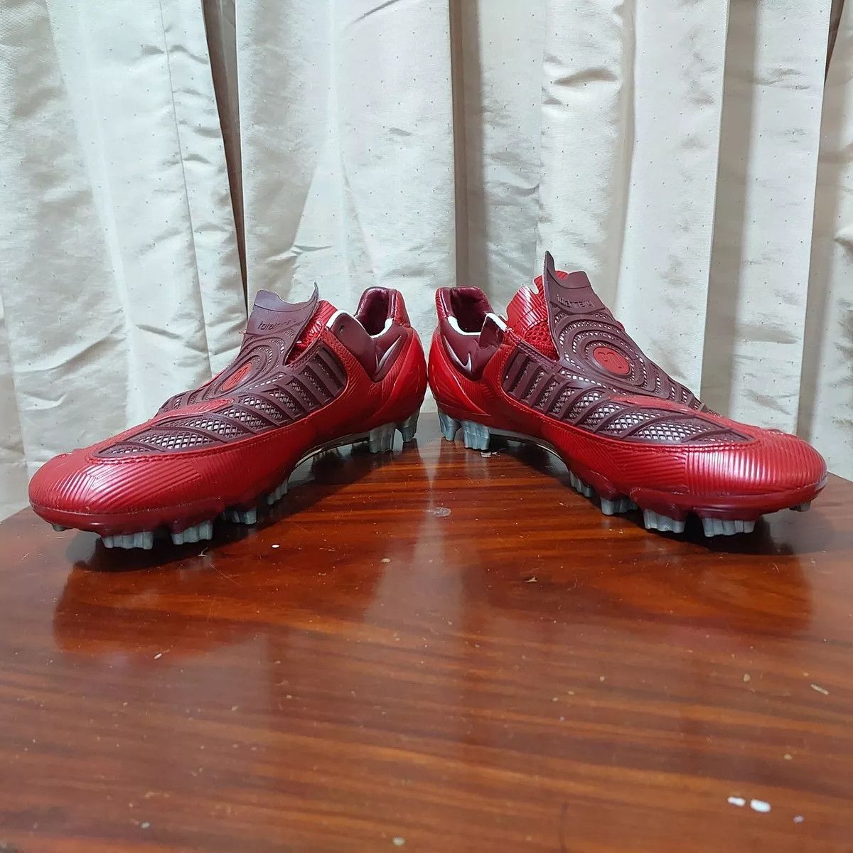 Nike T90 Laser II Elite FG Red 318793-606 Us10 Uk9 28CM RARE!!! Size US 9 / EU 42 - 3 Thumbnail
