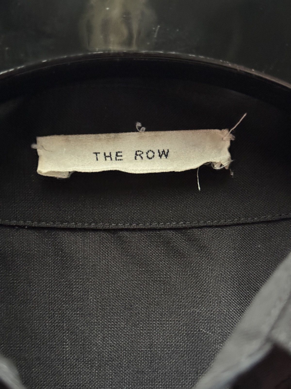 The Row The Row Mens Kroner Black Shirt in Wool and Mohair Small Size US S / EU 44-46 / 1 - 5 Thumbnail