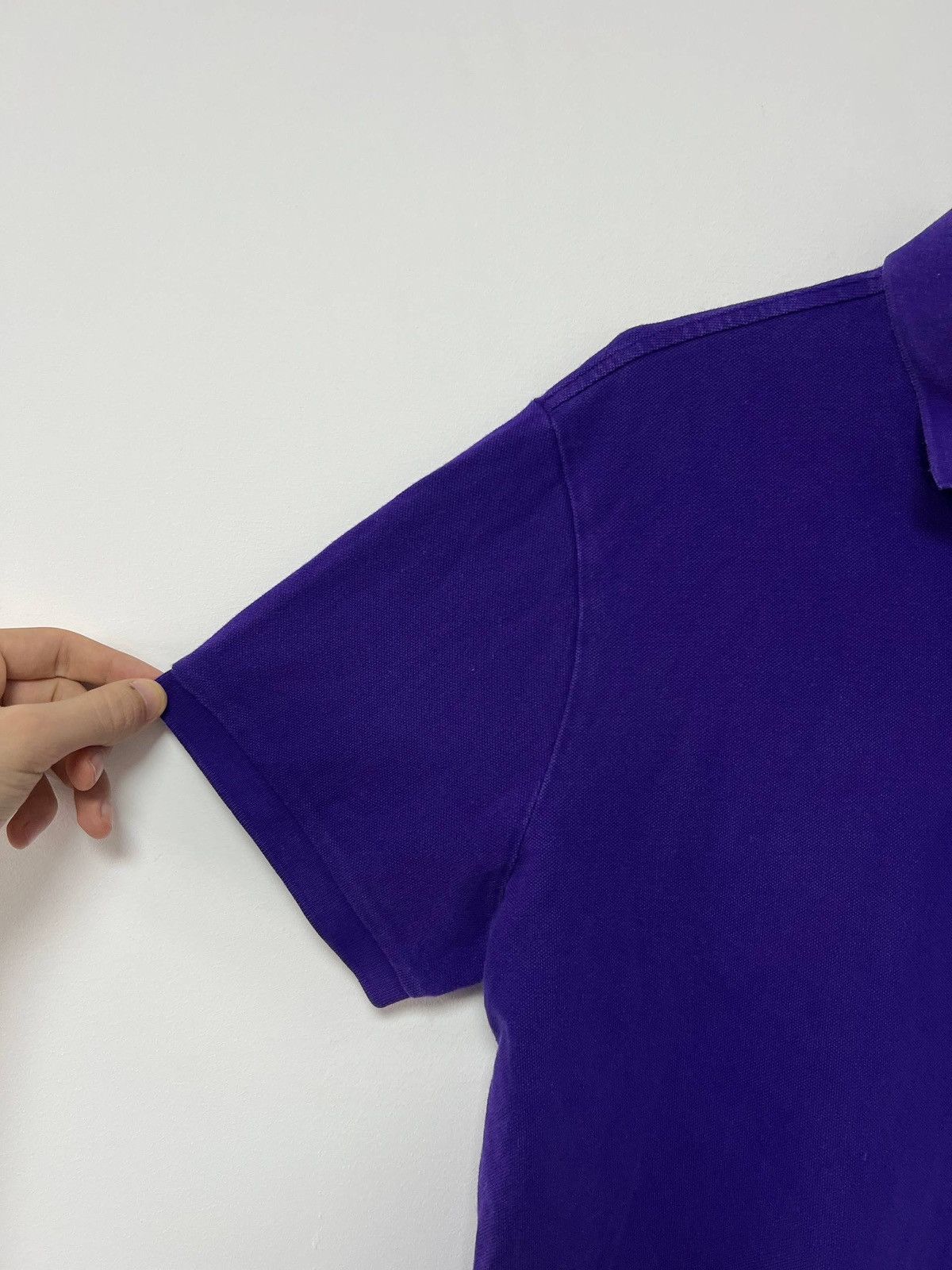 Polo Ralph Lauren Polo Ralph Lauren Custom Slim Fit Polo T shirt Purple Pony XL Size US XL / EU 56 / 4 - 3 Thumbnail