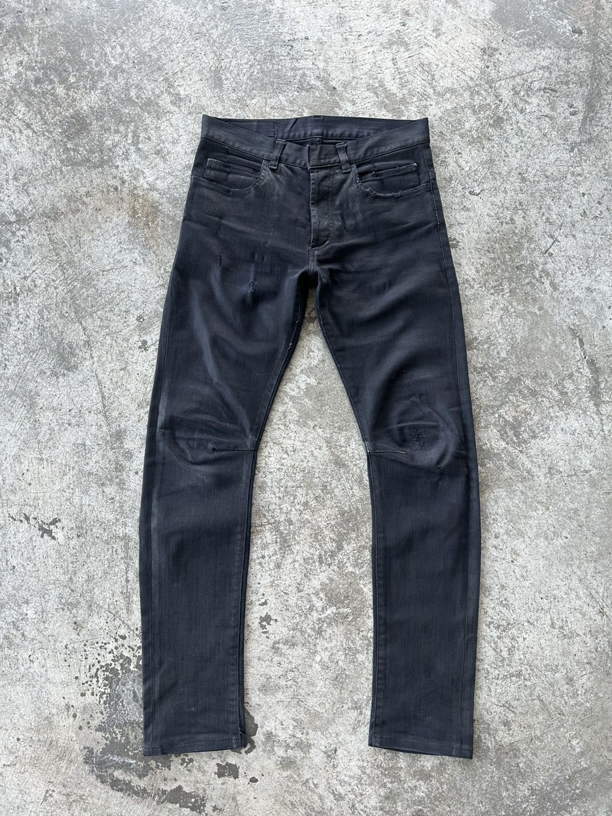 Balmain Balmain Homme SS12 Waxed Denim | Grailed
