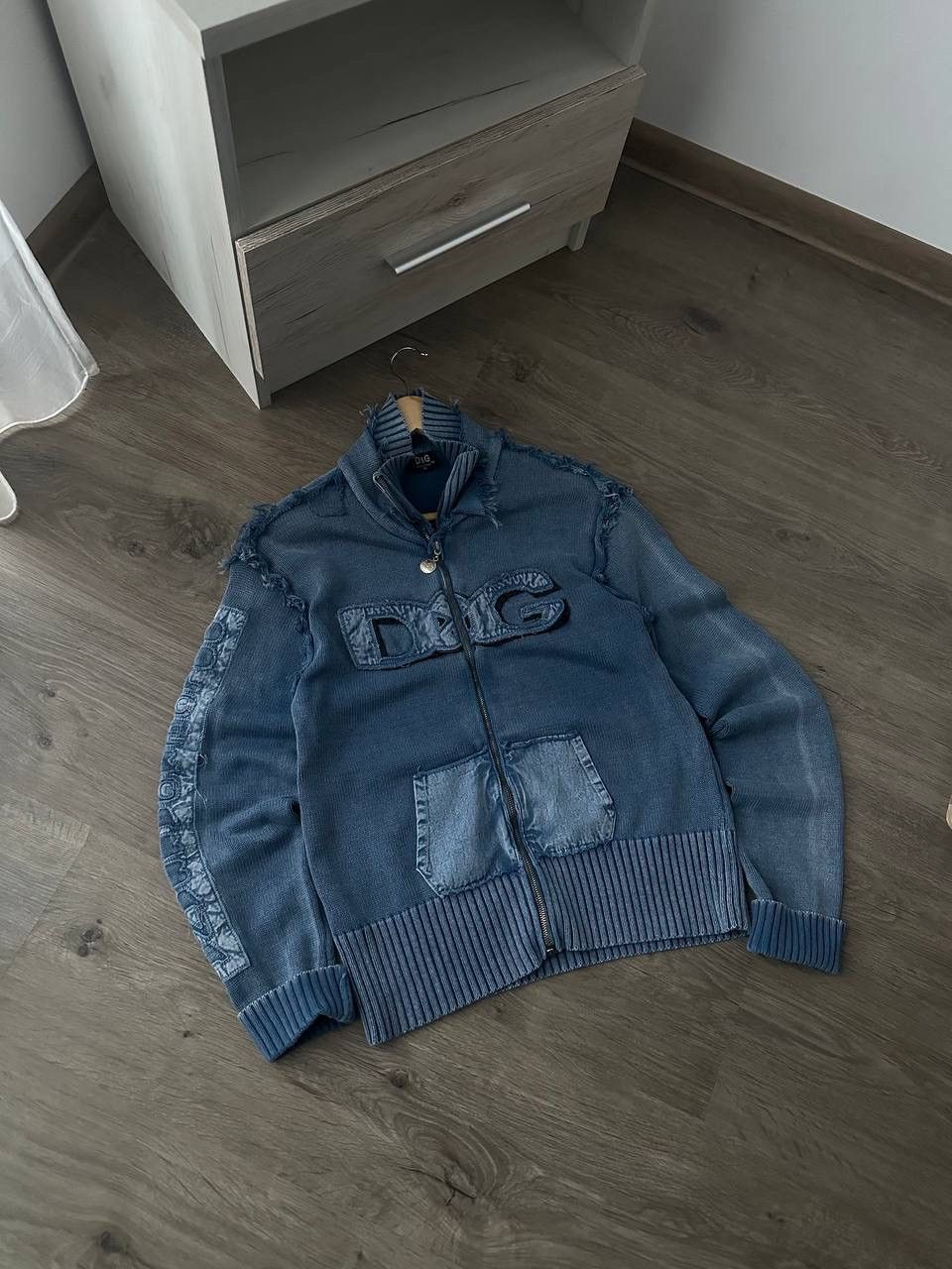 Dolce & Gabbana × Vintage Vintage Dolce&Gabbana Blue Full Zip Hoodie Center Logo Size US M / EU 48-50 / 2 - 3 Thumbnail