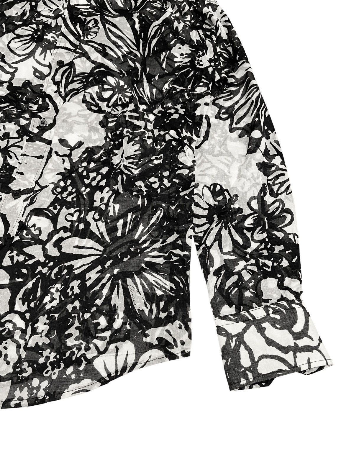 Gucci S/S 2002 Floral Print Shirt (SS02, Archive, Tom Ford) Size US M / EU 48-50 / 2 - 3 Thumbnail
