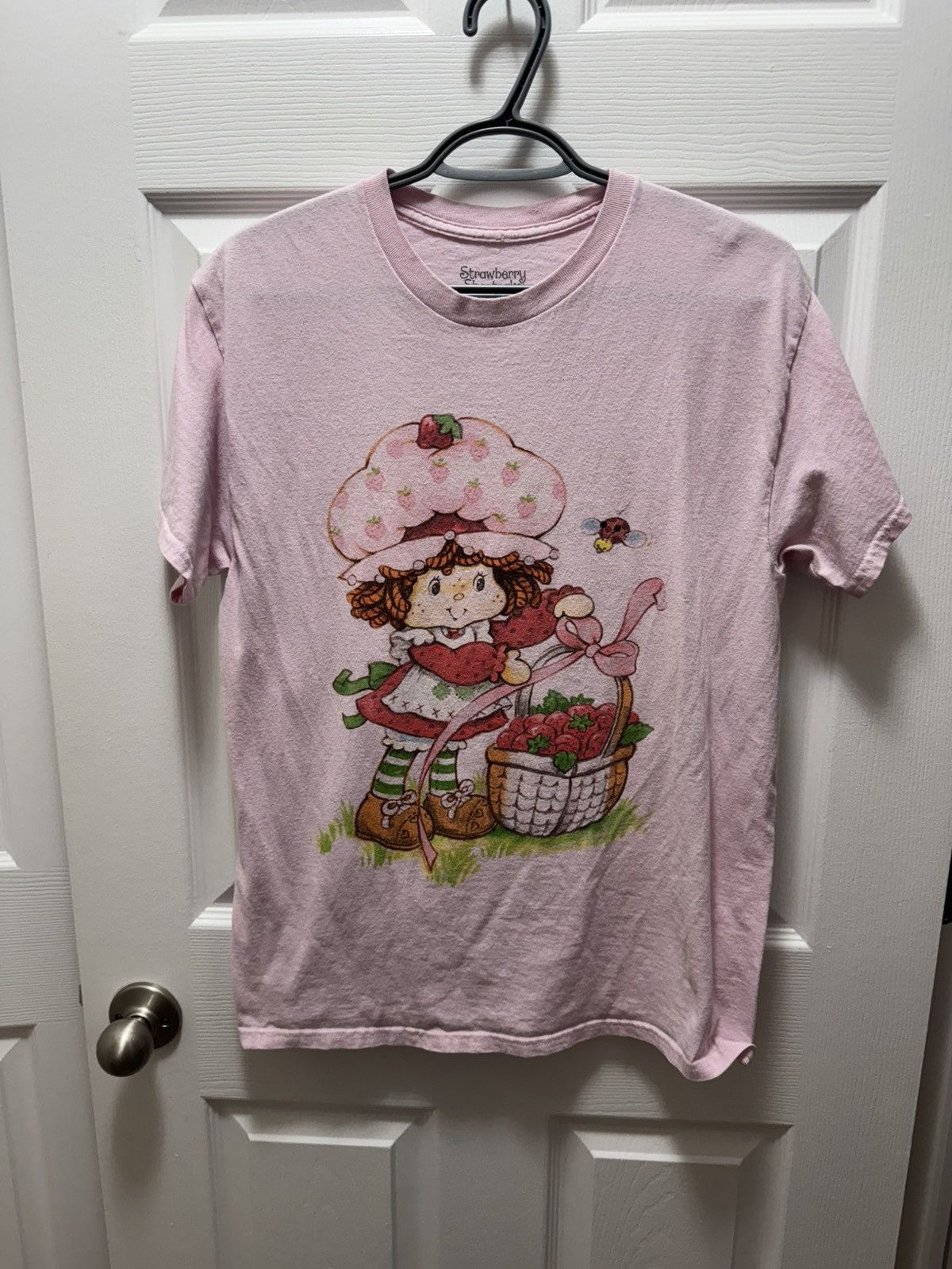 Strawberry Strawberry Shortcake Pink Vintage Faded Cotton Tee Size US M / EU 48-50 / 2 - 1 Thumbnail