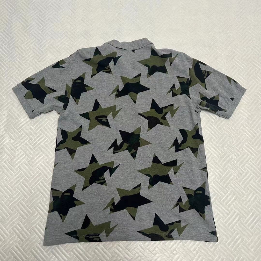 Bape 1ST CAMO STA PATTERN POLO Size US L / EU 52-54 / 3 - 2 Thumbnail