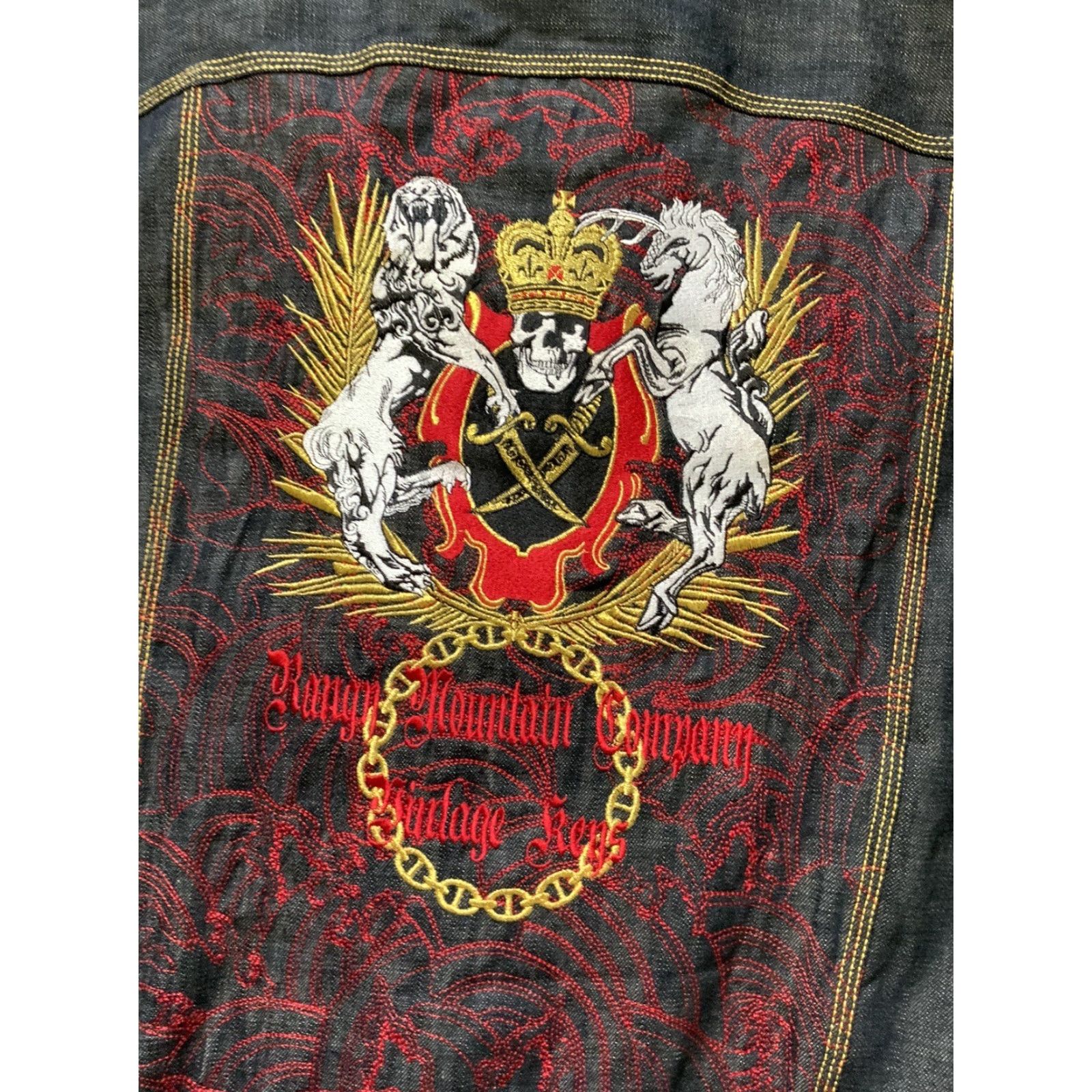 Denime VTG RANGY MOUNTAIN RED DENIM JACKET Y2K TOYOKYO CHORE BARN 5XL User: VTG RANGY MOUNTAIN RED DENIM JACKET Y2K TOYOKO CHORE BARN 5XL Size US 39 - 4 Thumbnail