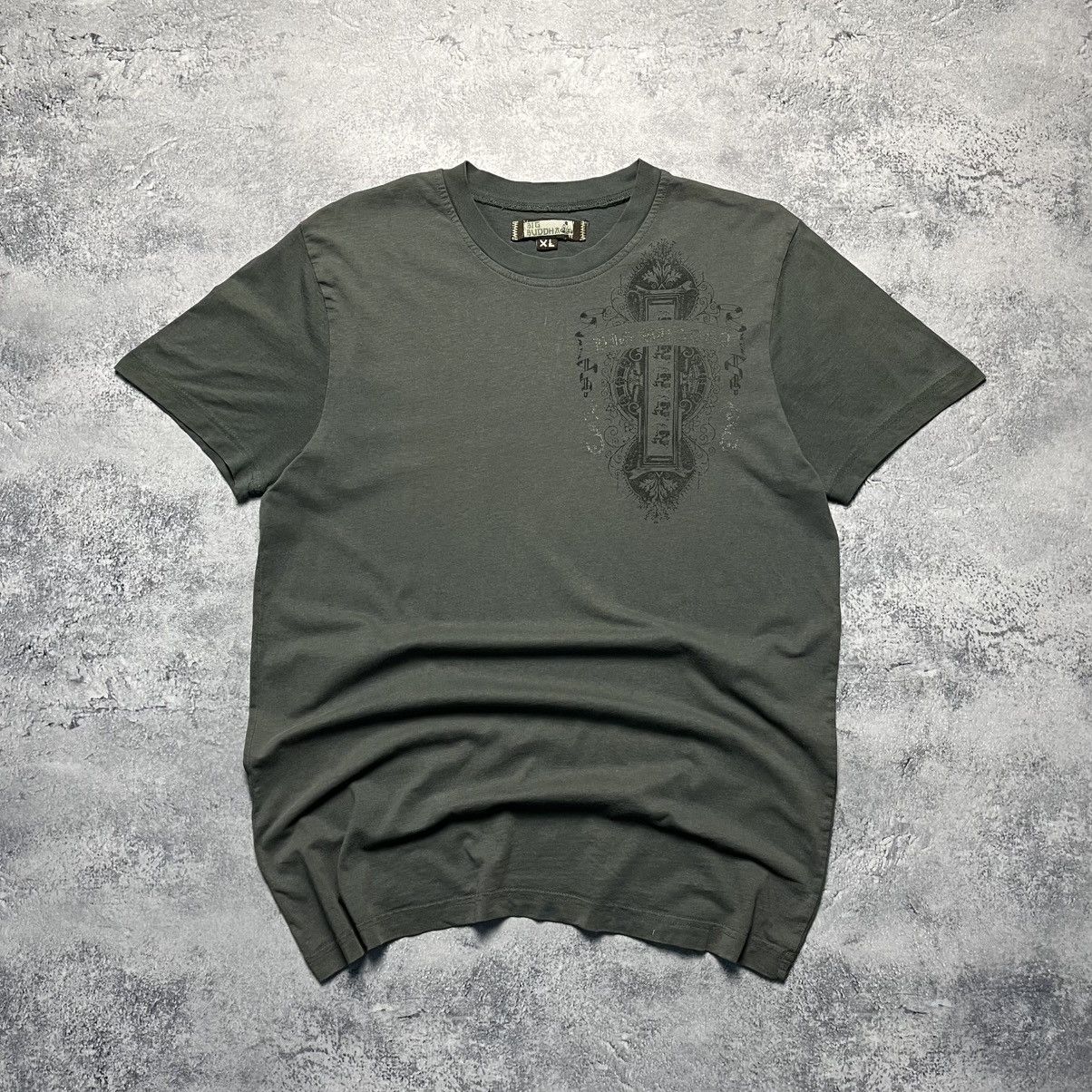 Affliction × Vintage Vintage Big Buddha Affliction Style Tee Distressed Y2K Size US XL / EU 56 / 4 - 1 Thumbnail