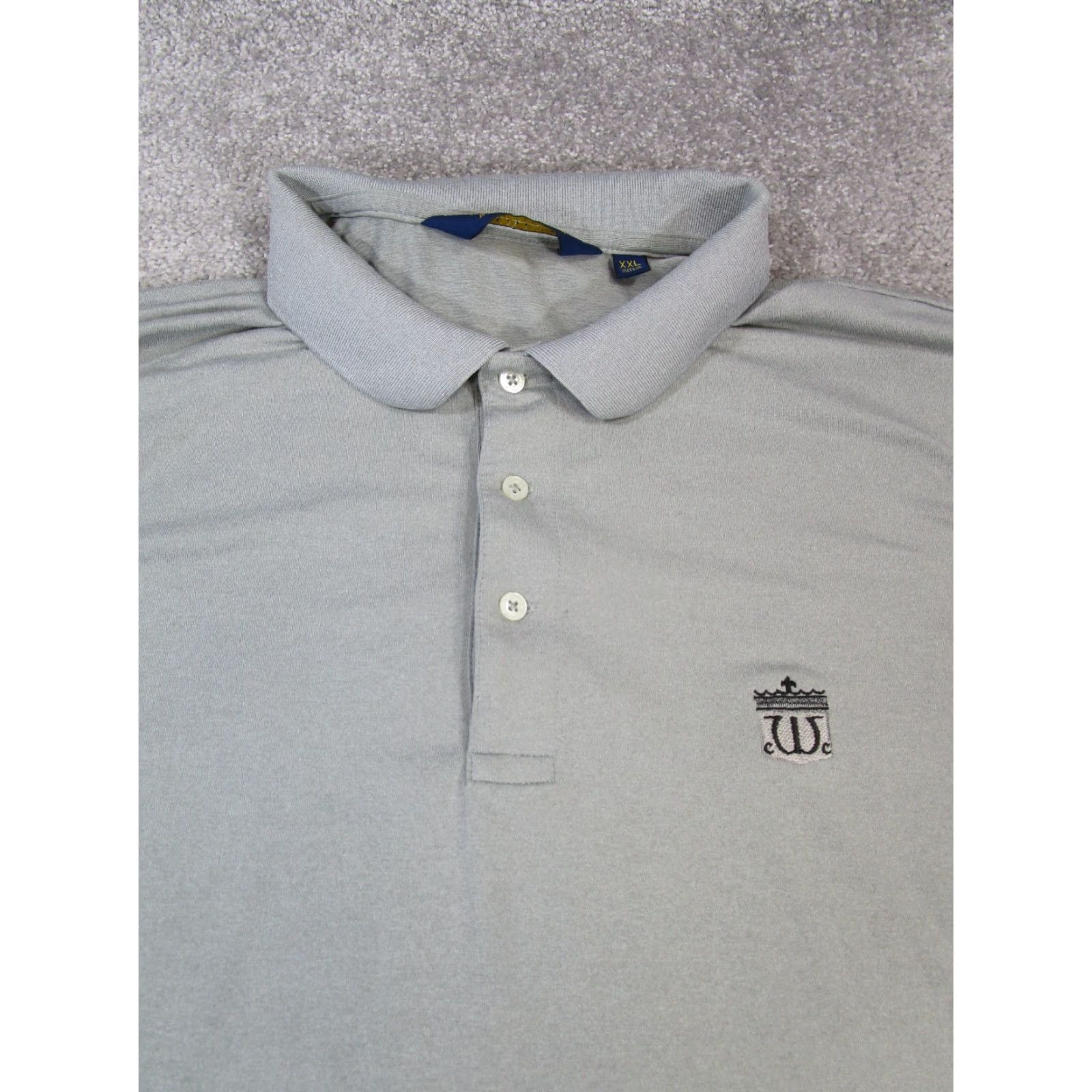 Ralph Lauren Polo Golf Ralph Lauren Polo Shirt Mens XXL Long Sleeve Gray Logo Polo Shirt 2XL Gray Mens Size US XXL / EU 58 / 5 - 2 Thumbnail