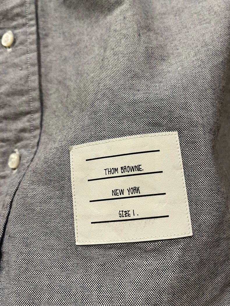 Thom Browne Thom Browne size1 Three-colored embroidered shirt Size US S / EU 44-46 / 1 - 5 Thumbnail