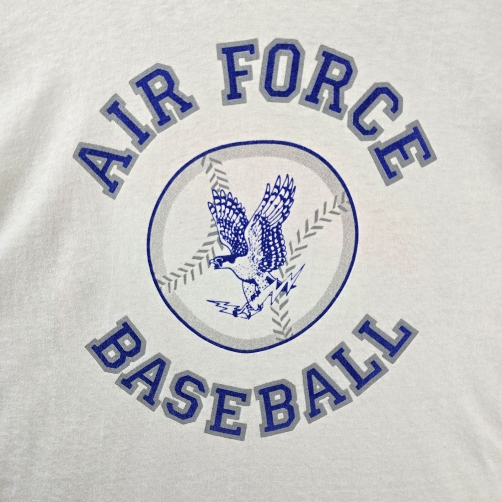 Hanes Vintage Air Force Baseball Shirtt XL 90s Dont Bring Ot Weak Size US XL / EU 56 / 4 - 3 Thumbnail