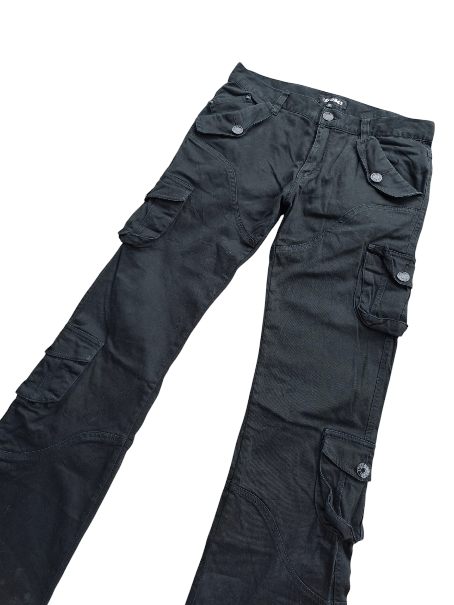 Japanese Brand × Le Grande Bleu (L.G.B.) Lowbox eight pocket flare pants Size US 31 - 2 Thumbnail