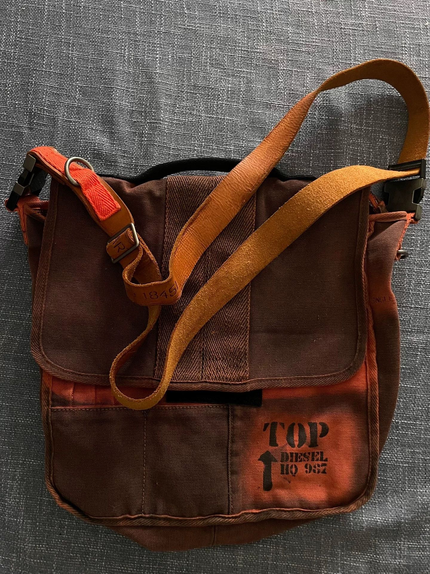 Diesel Diesel Canvas Backpack Tote Crossbody Size ONE SIZE - 1 Thumbnail
