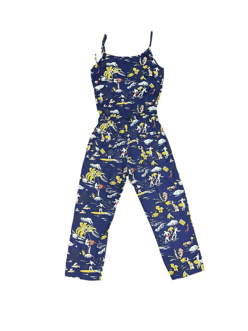 Japanese Brand × Vintage Vintage Ioloni All Over Print Jumpsuits Size M / US 6-8 / IT 42-44 - 2 Thumbnail