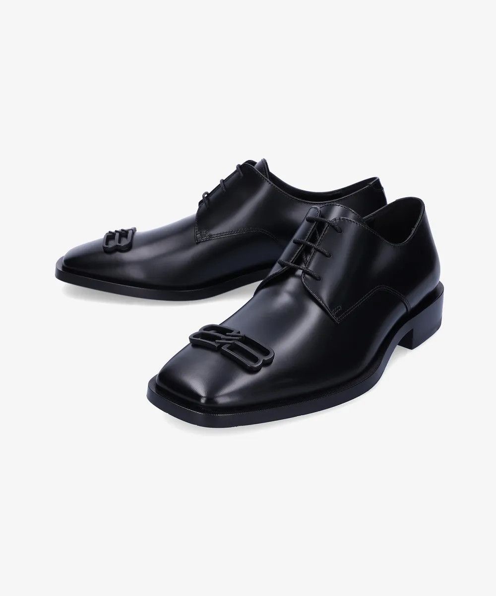 Balenciaga o1w1db10325 BB Icon Rim Derbie Shoes in Black Size US 11 / EU 44 - 3 Thumbnail