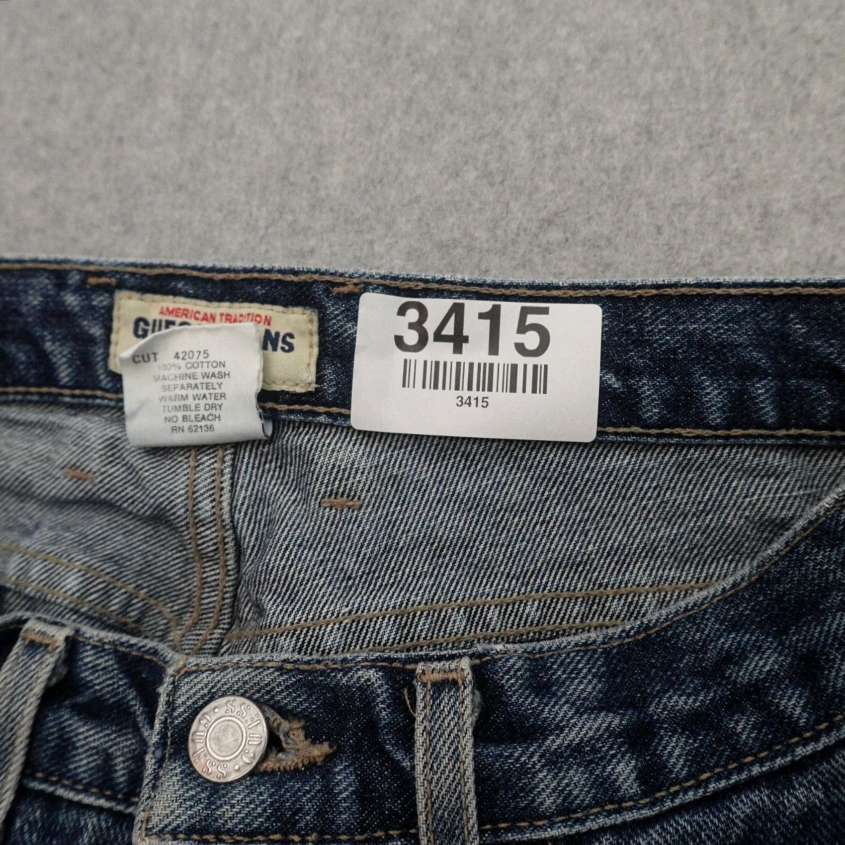 Guess GUESS Jeans Men’s 31X29 Size 31 Inseam 29 Blue USA Vintage Tapered Jeans Mens Size US 31 - 5 Thumbnail