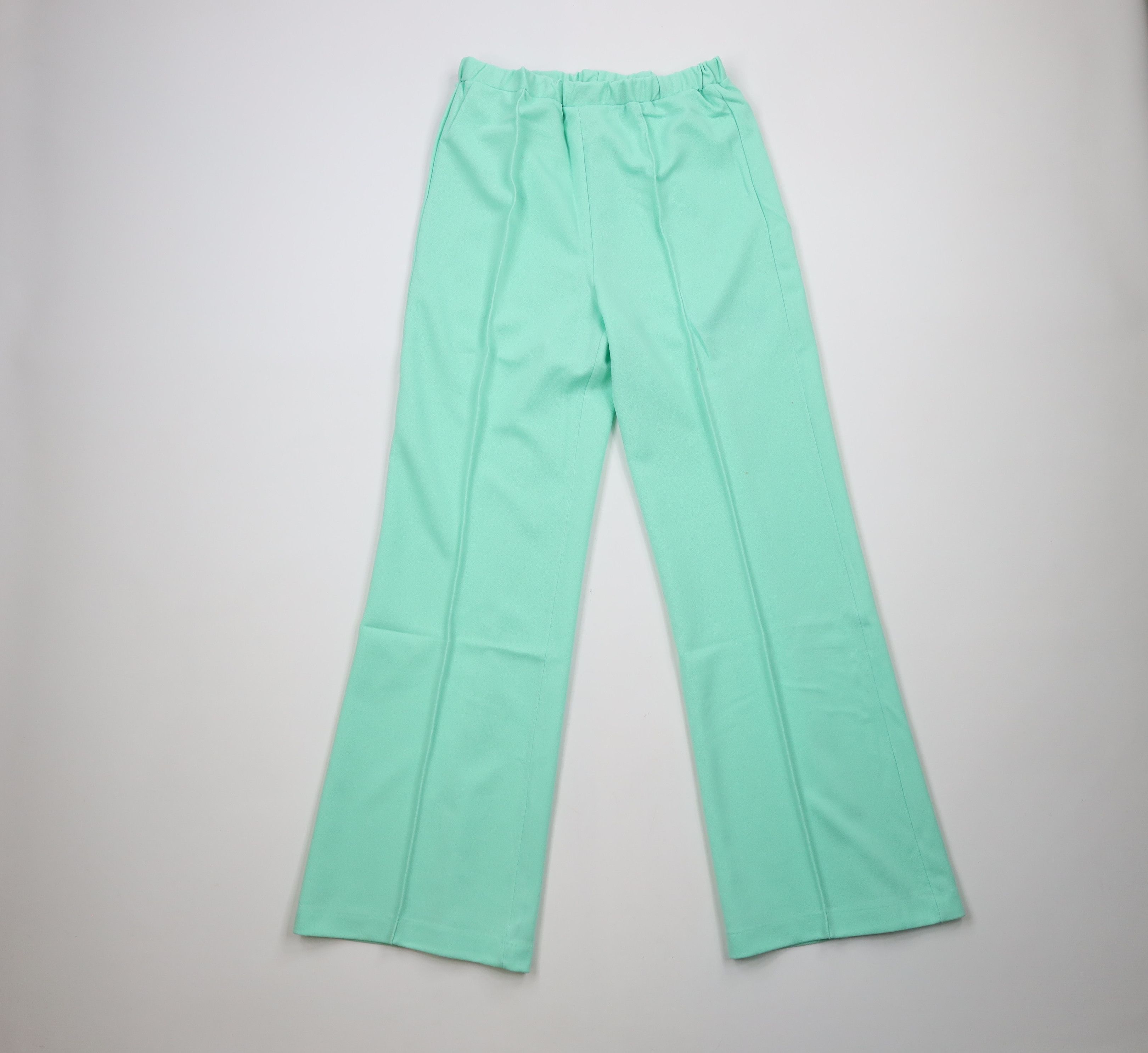 image of Deadstock Vintage 60S 70's Streetwear Pants Mint Green Us, Women's (Size 38)