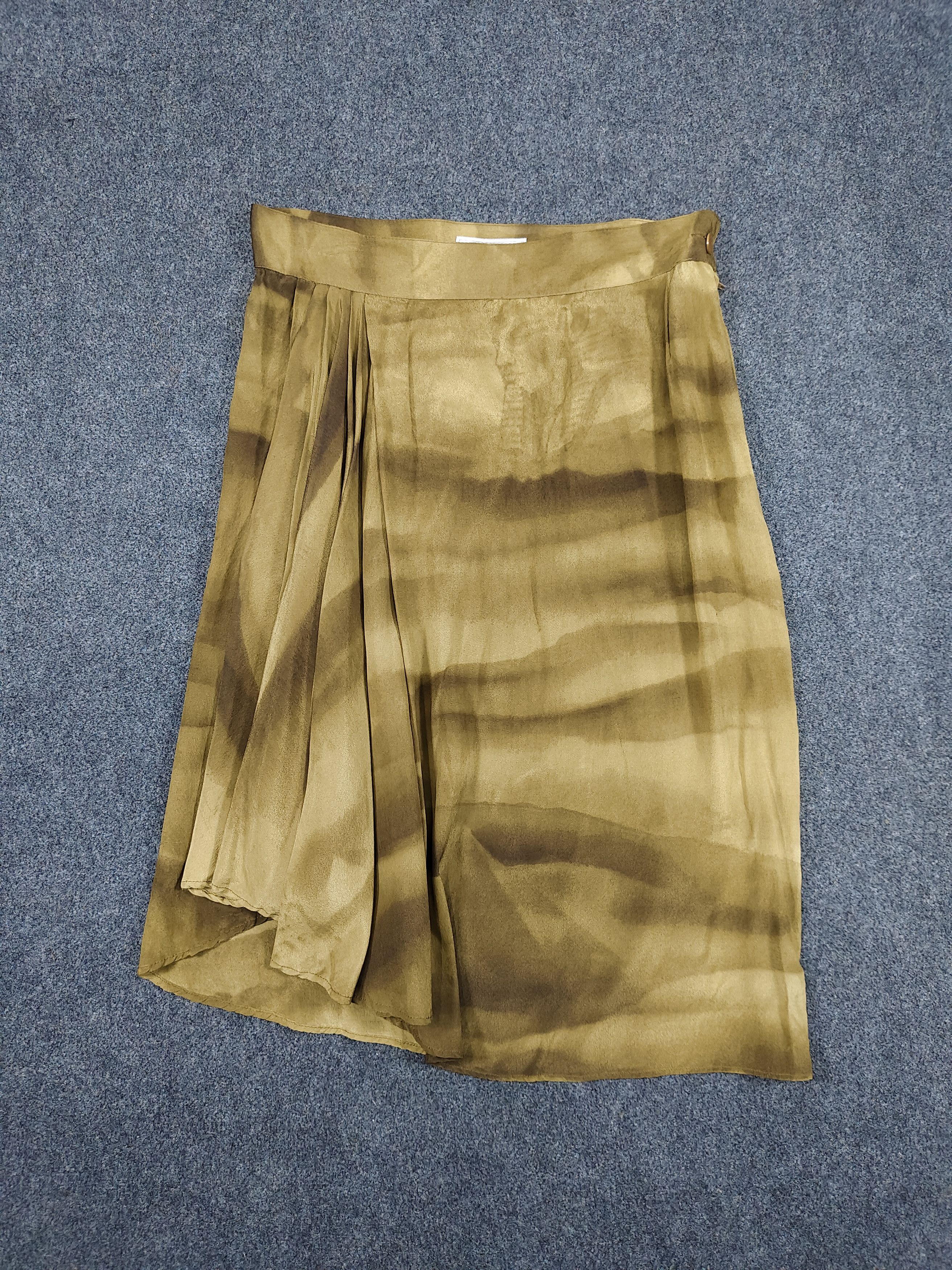 Versace 80s Genny by Versace- Piramid Desert Art Silk Drape Archive Size 30" / US 8 / IT 44 - 5 Thumbnail