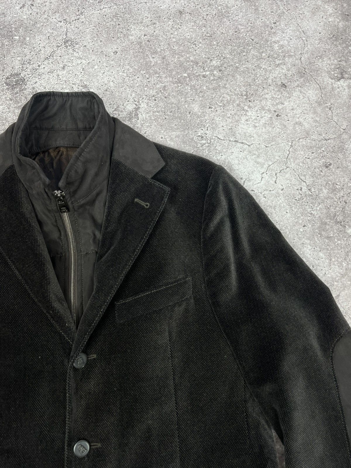 Corneliani Corneliani ID Men's Brown Baumwolle Blazer Jacket Coat Size US M / EU 48-50 / 2 - 5 Thumbnail
