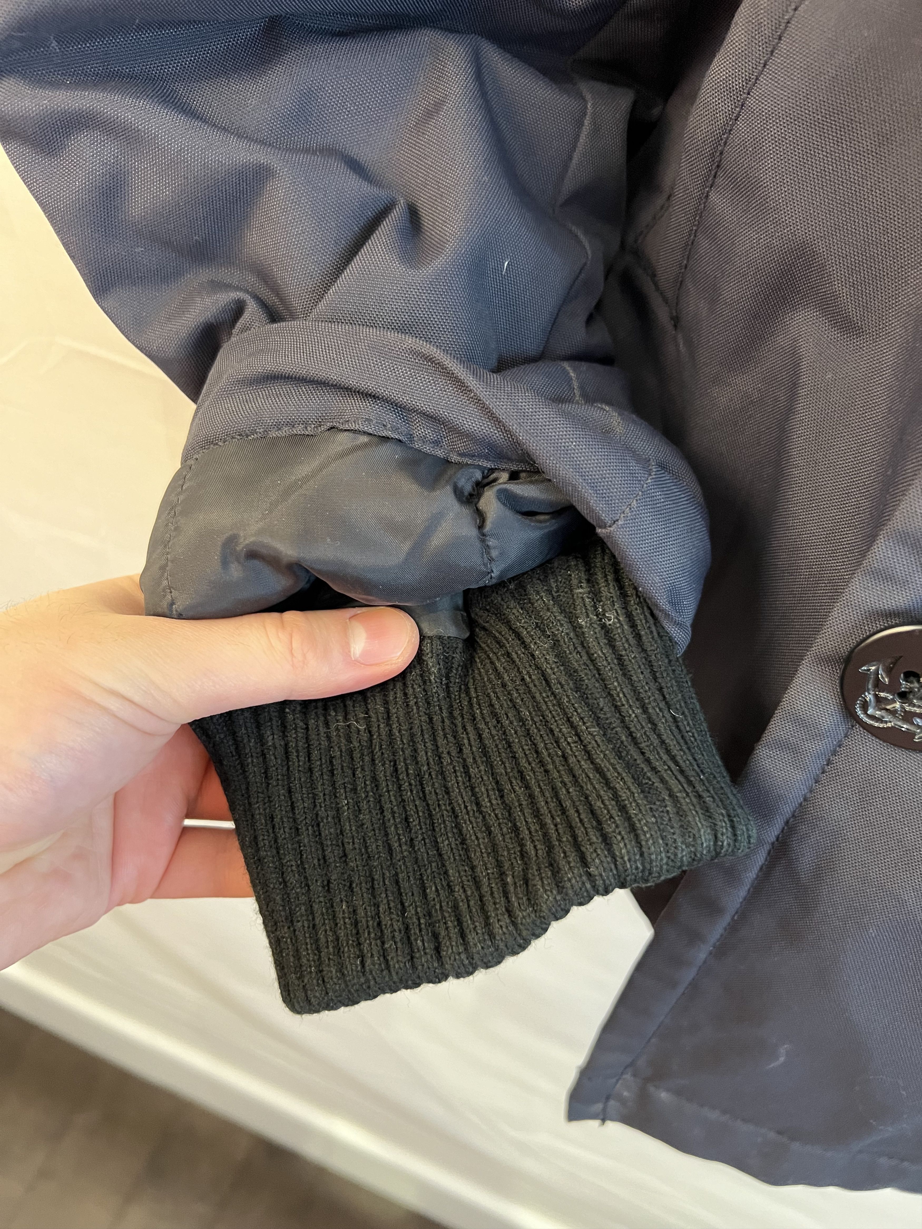 SCHOTT Vintage Peacoat 2in1 Collar Lined Coat - 80% OFF SALE