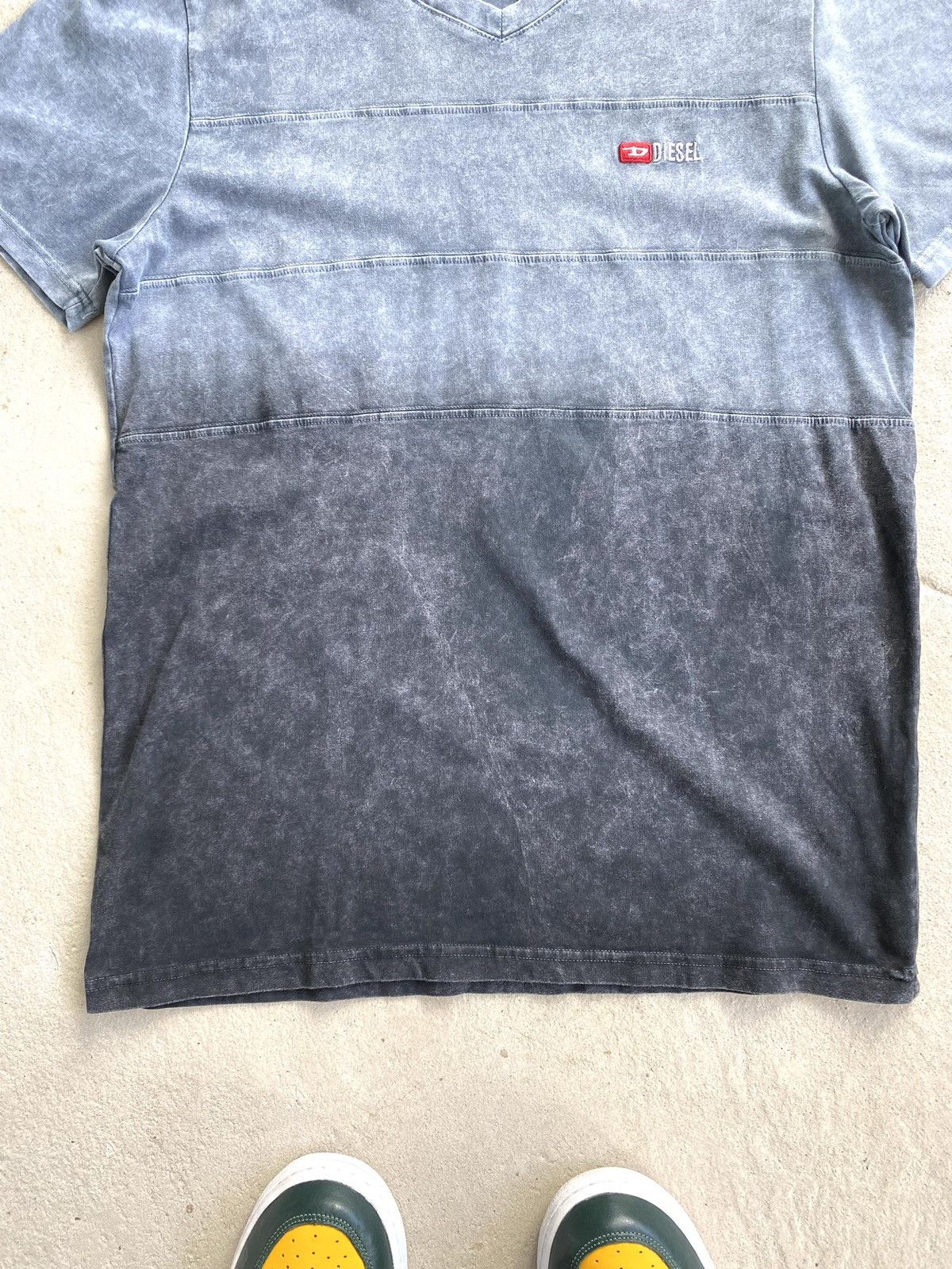 Diesel × Japanese Brand × Vintage Y2K Vintage Diesel Tee Shirt Archive Hype Stonewash Size US M / EU 48-50 / 2 - 3 Thumbnail