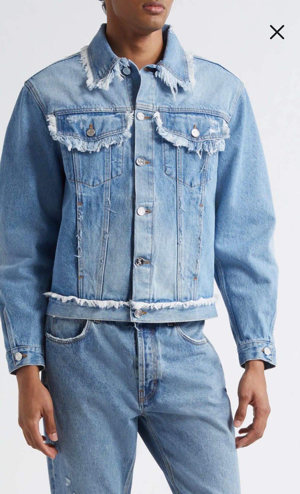 Sefr Brand new Séfr denim jackket Size US S / EU 44-46 / 1 - 1 Thumbnail