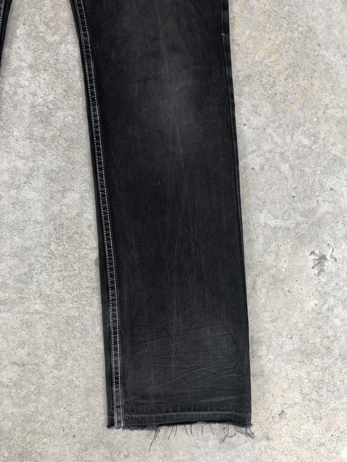 Japanese Brand Japanese Herritage Double Waist White Stitch Distressed Size US 32 / EU 48 - 7 Thumbnail