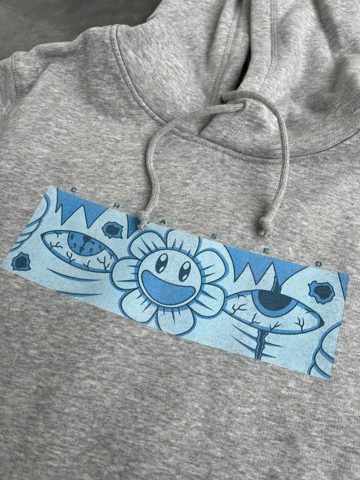 Other Gray Hoodie with Blue Print Size US M / EU 48-50 / 2 - 2 Thumbnail