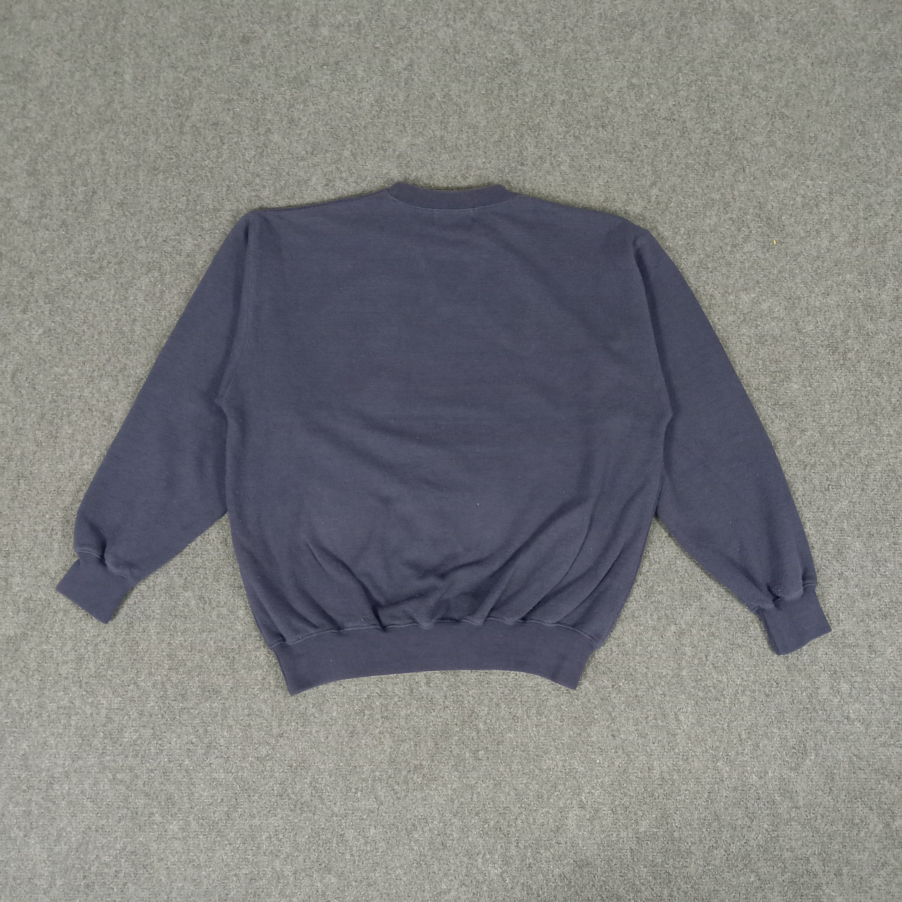 Converse × Vintage Converse Boston Mass U.S.A. Spellout Sweatshirt Size US L / EU 52-54 / 3 - 4 Thumbnail