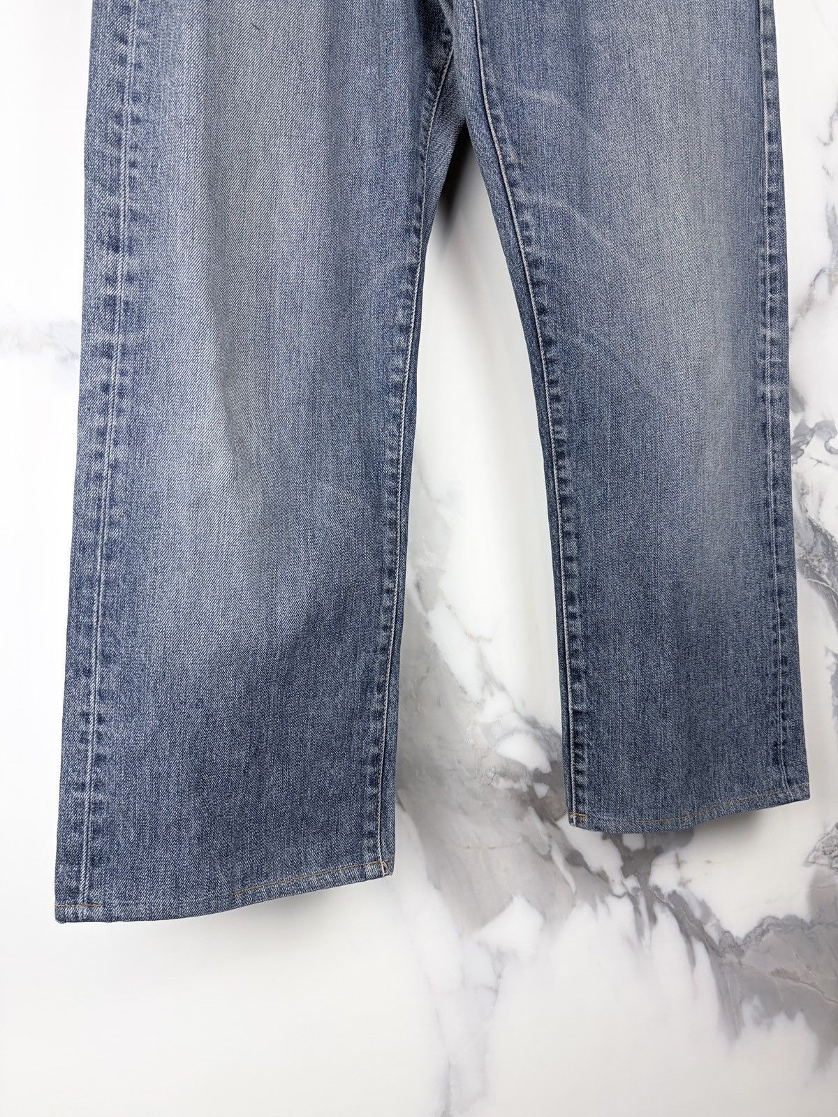 Gucci Gucci Tom Ford Horsebit Straight Leg Faded Denim Jeans Size US 32 / EU 48 - 10 Thumbnail