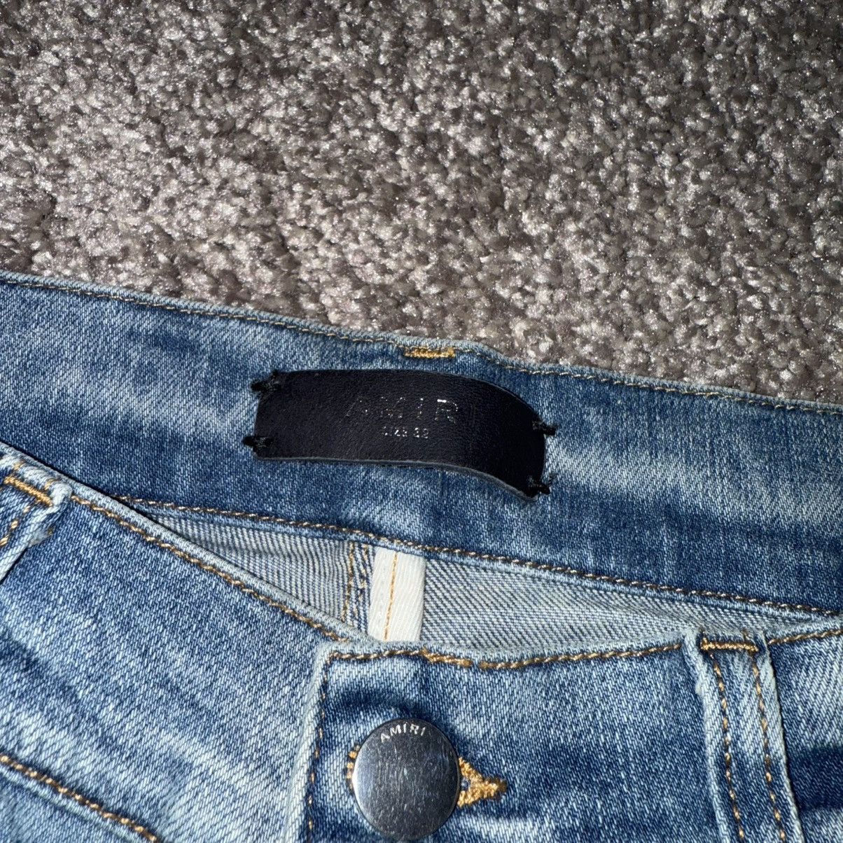 Amiri Amiri Clay blue denim jeans size 32 indigo bandana Size US 32 / EU 48 - 4 Thumbnail